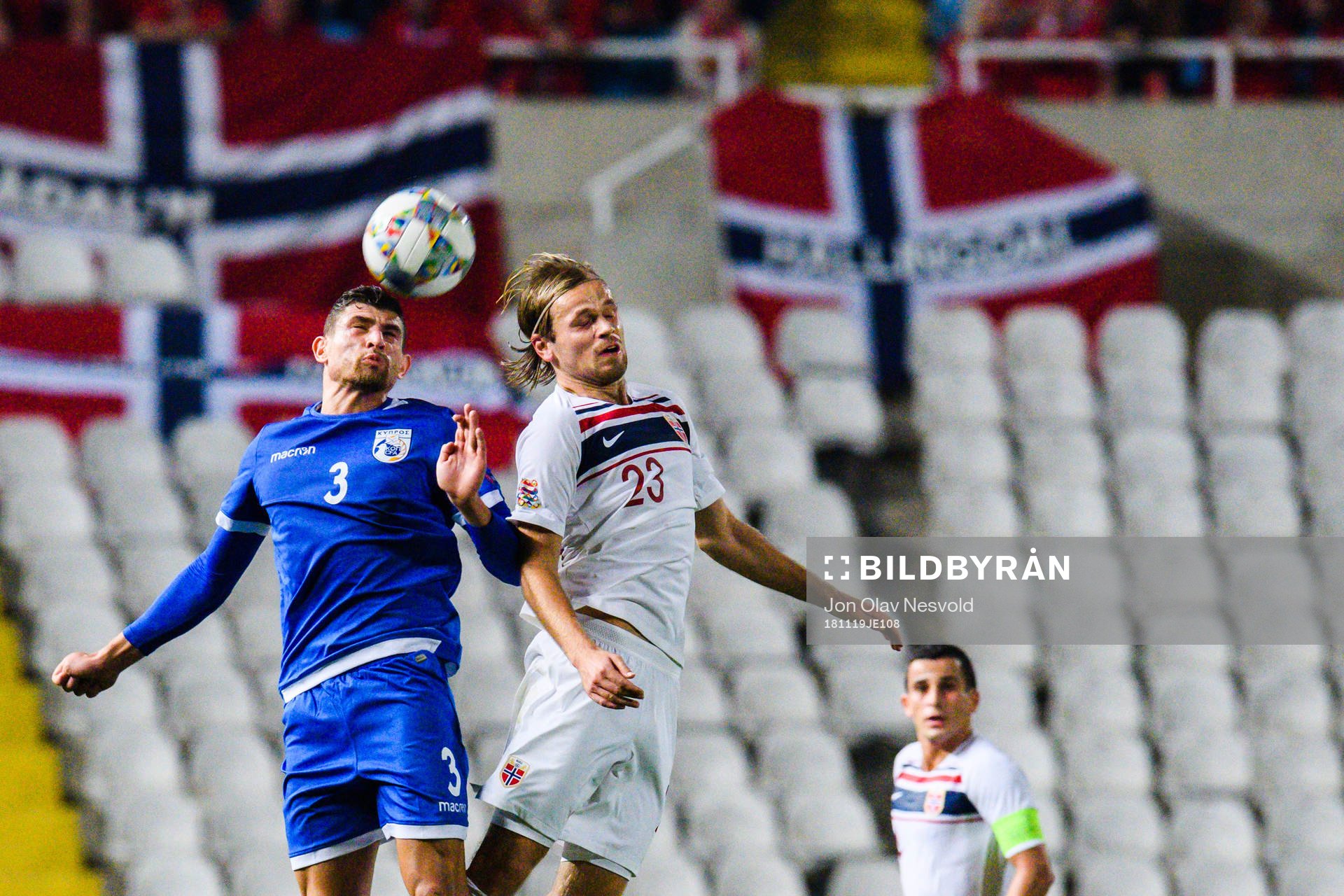 Nicholas Ioannou of Cyprus in a duel with Iver Fossum and
