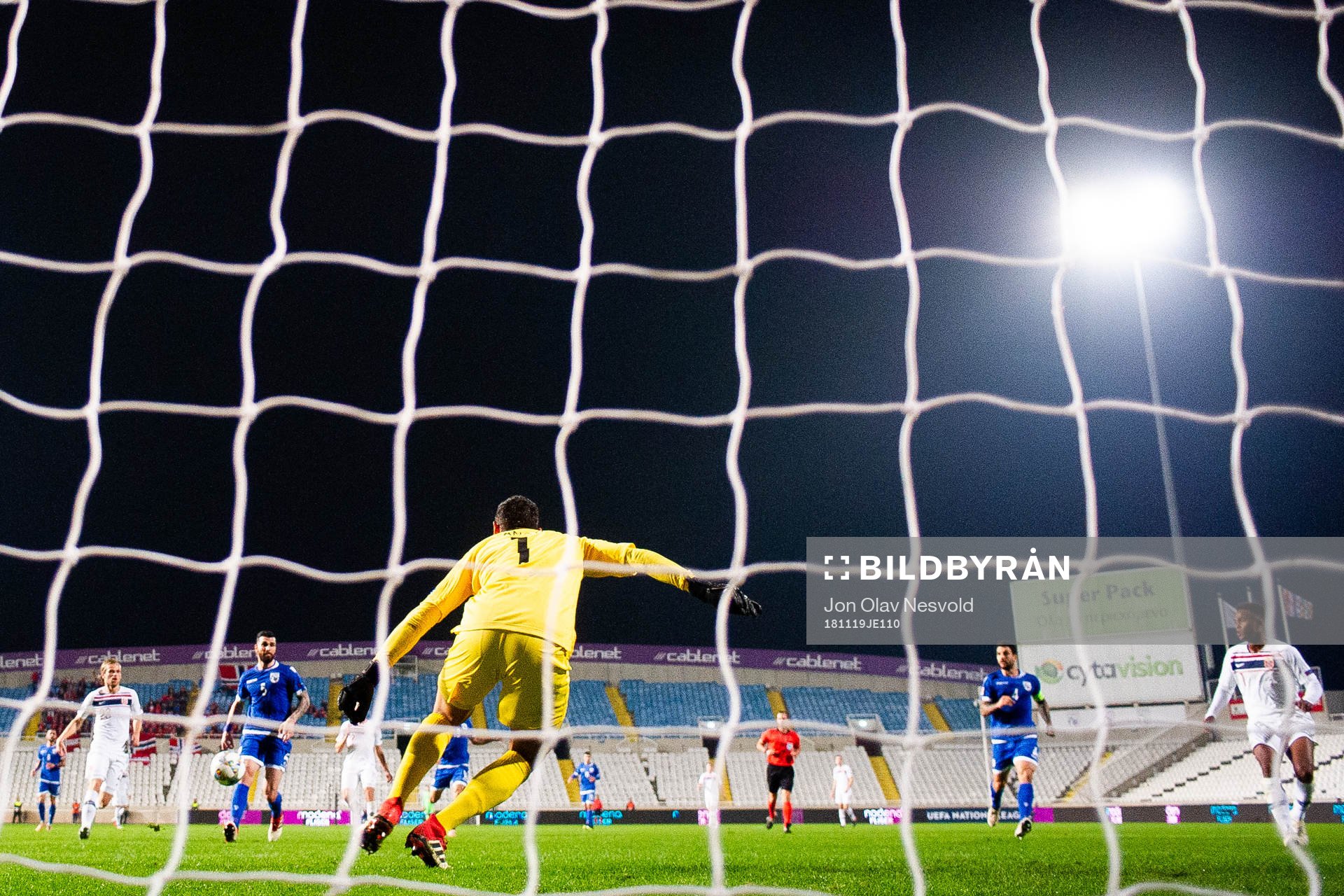 Omar Elabdellaoui of Norway (not pictured) with the assist
