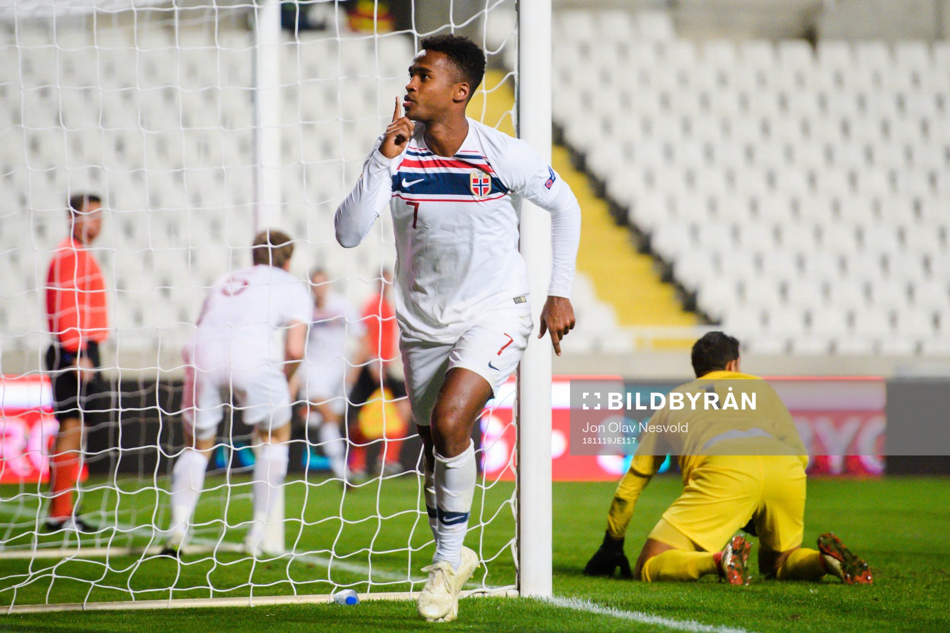 Ola Kamara of Norway celebrates