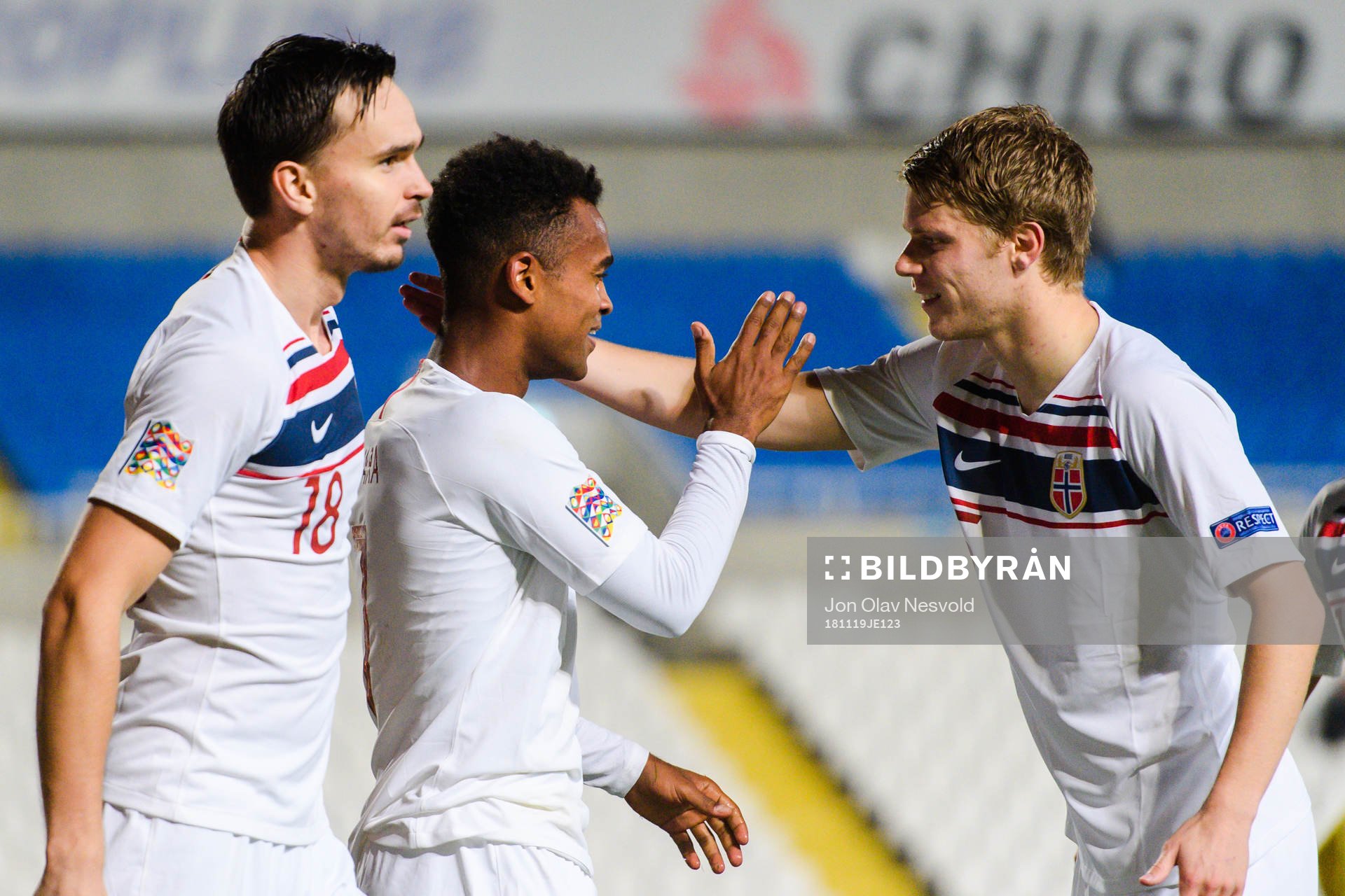 Ole Kristian Selnæs, Ola Kamara and Sigurd Rosted of
