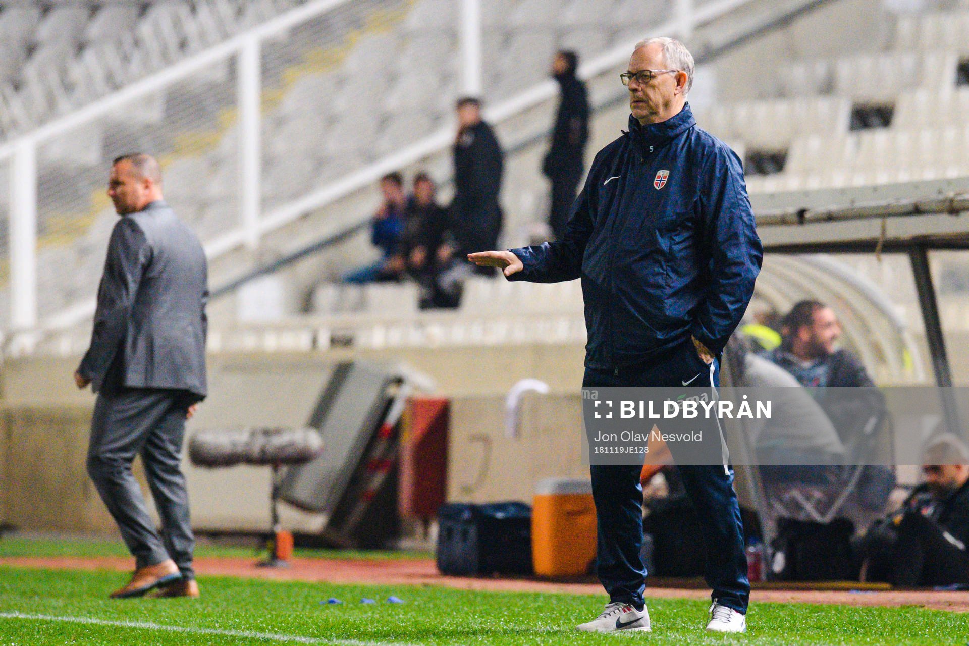 Lars Lagerbäck, head coach of Norway