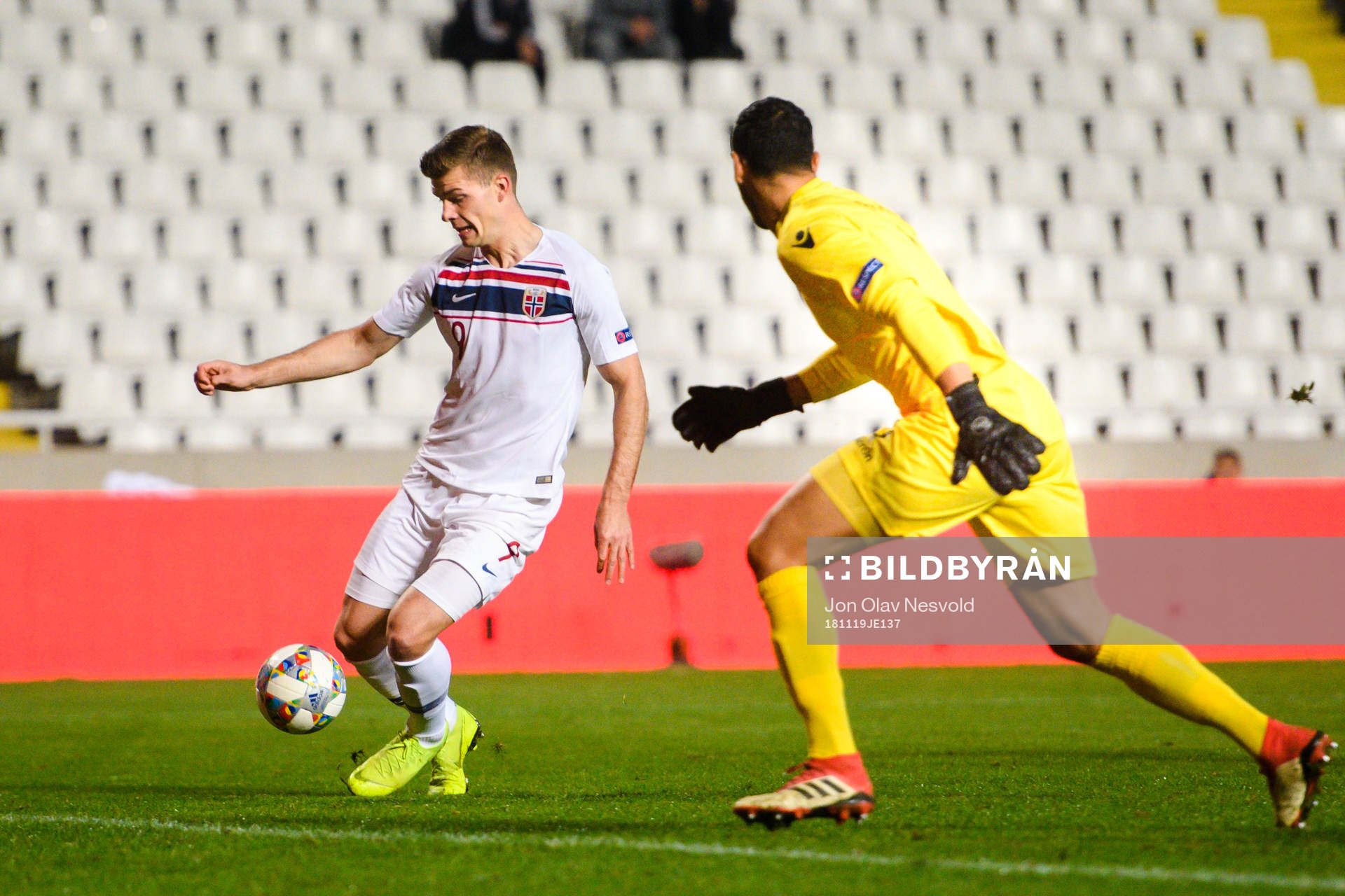 Alexander Sørloth of Norway