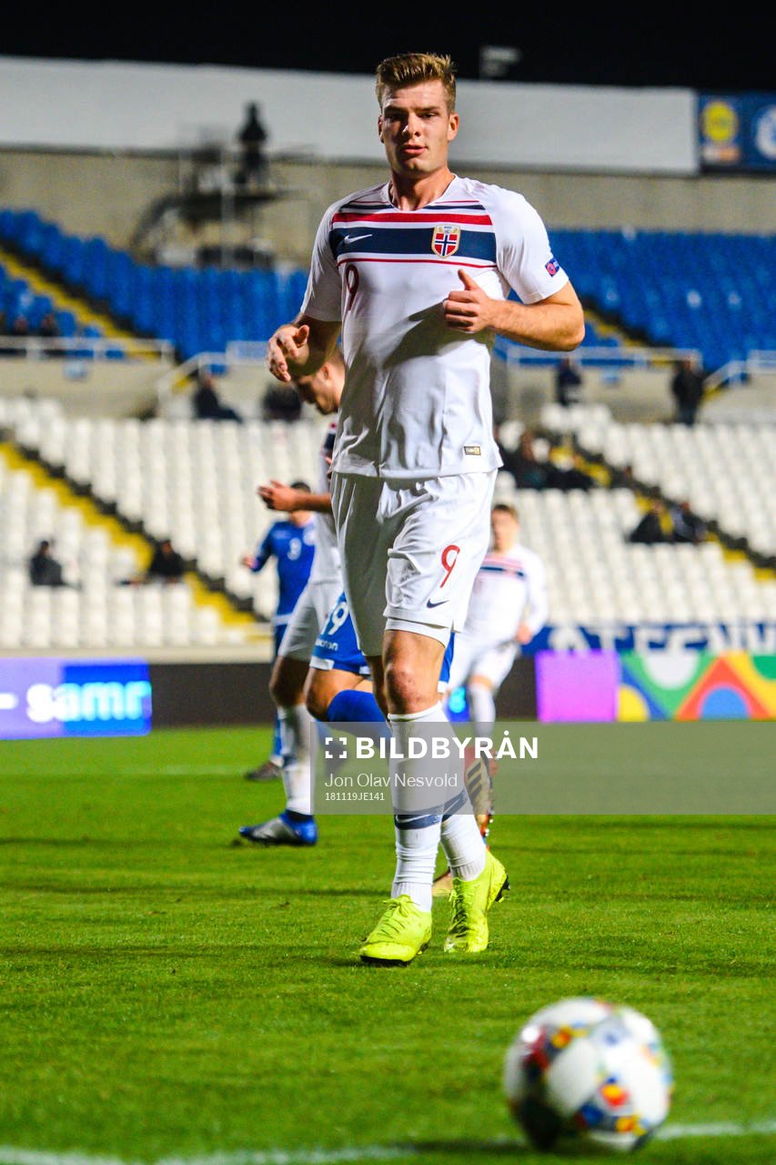 Alexander Sørloth of Norway