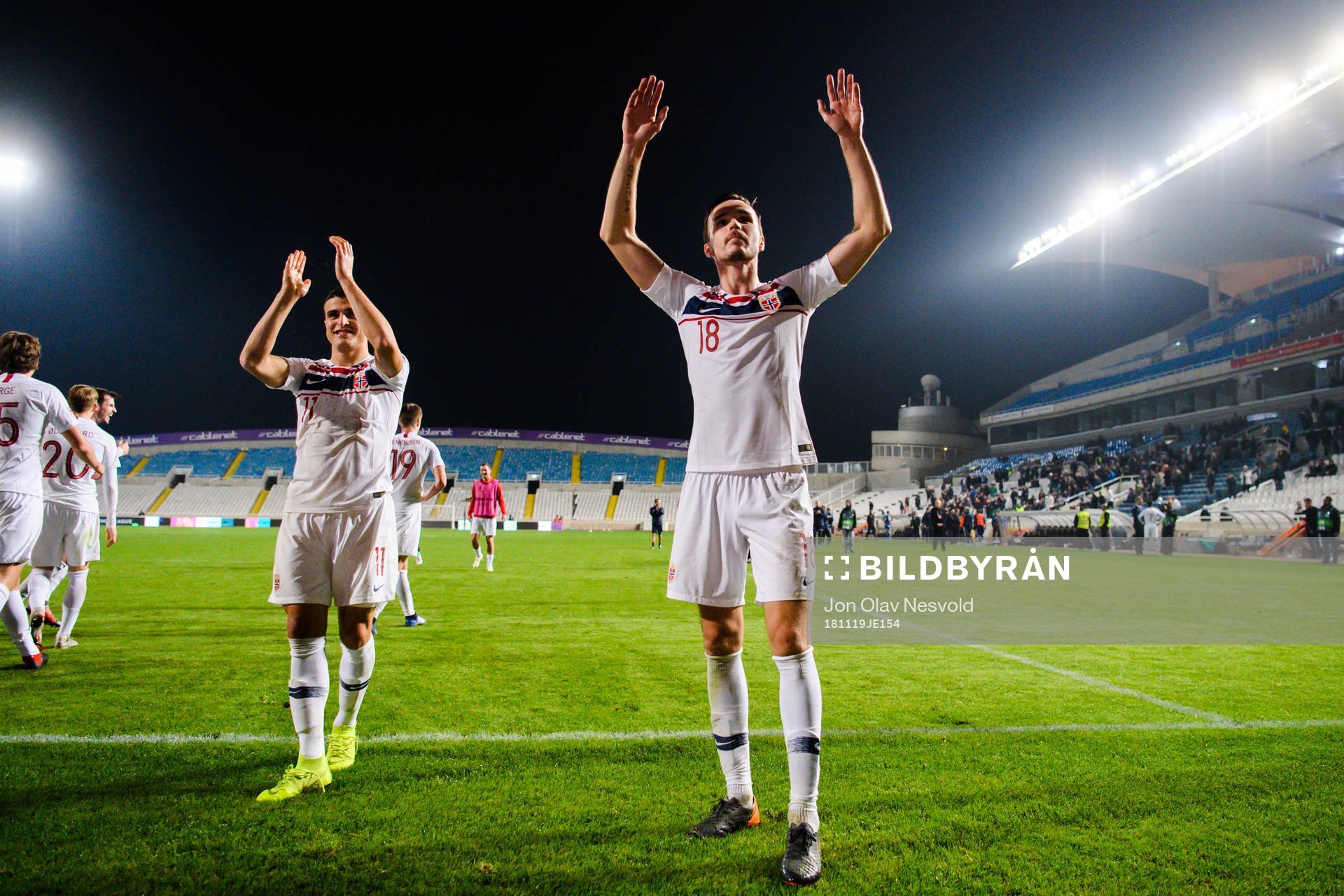 Ole Kristian Selnæs of Norway celebrates
