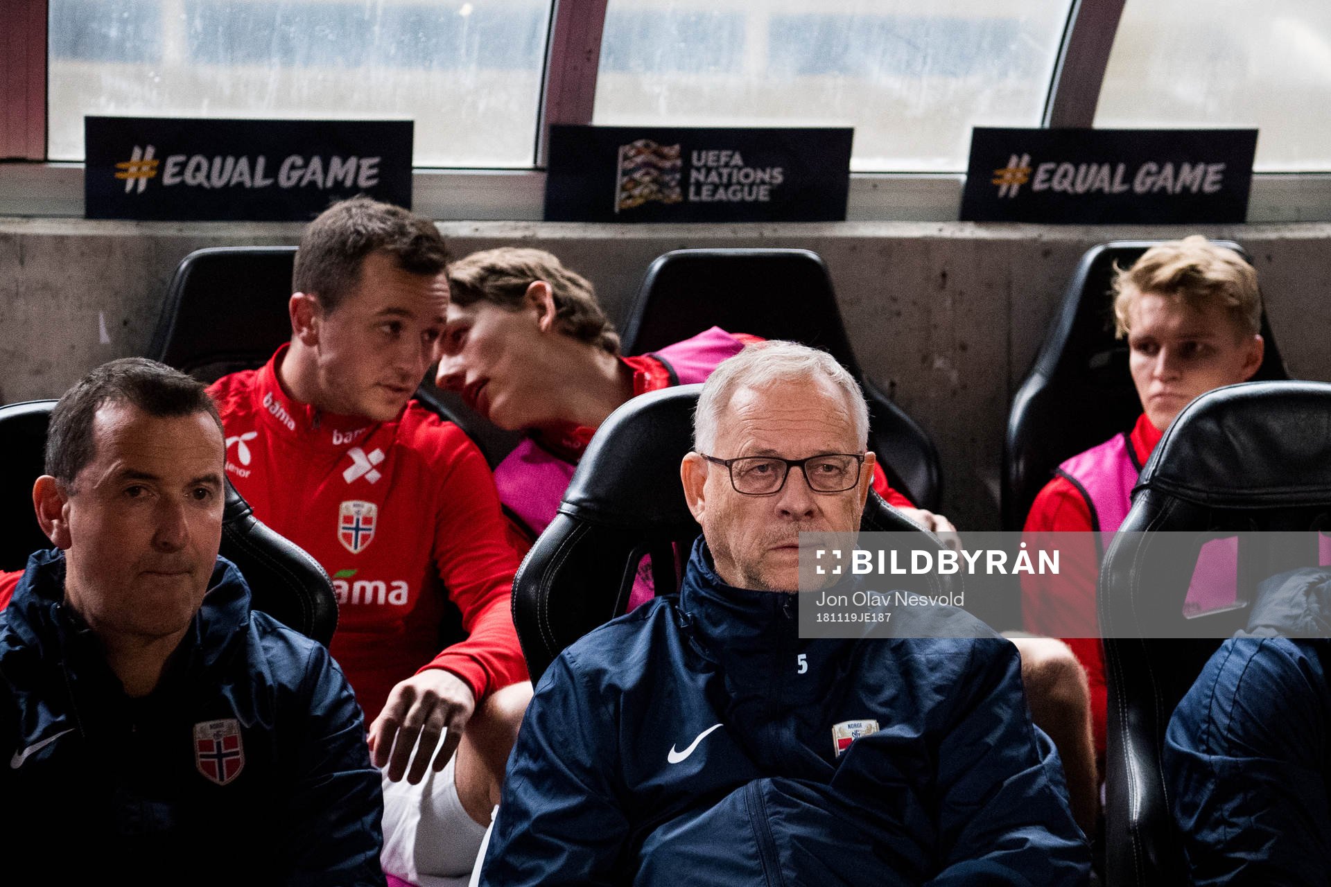 Per Joar Hansen, assistant coach of Norway, Even Hovland,