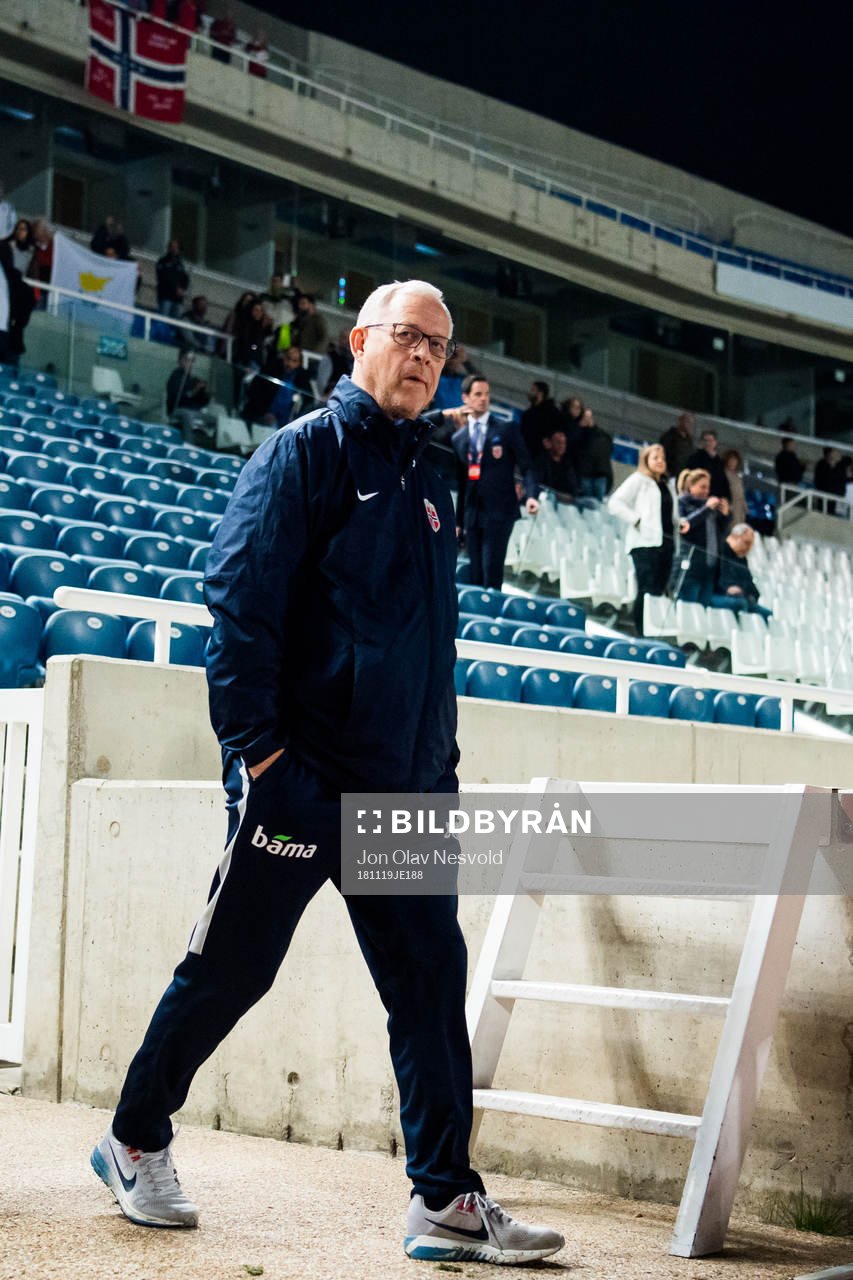 Lars Lagerbäck, head coach of Norway