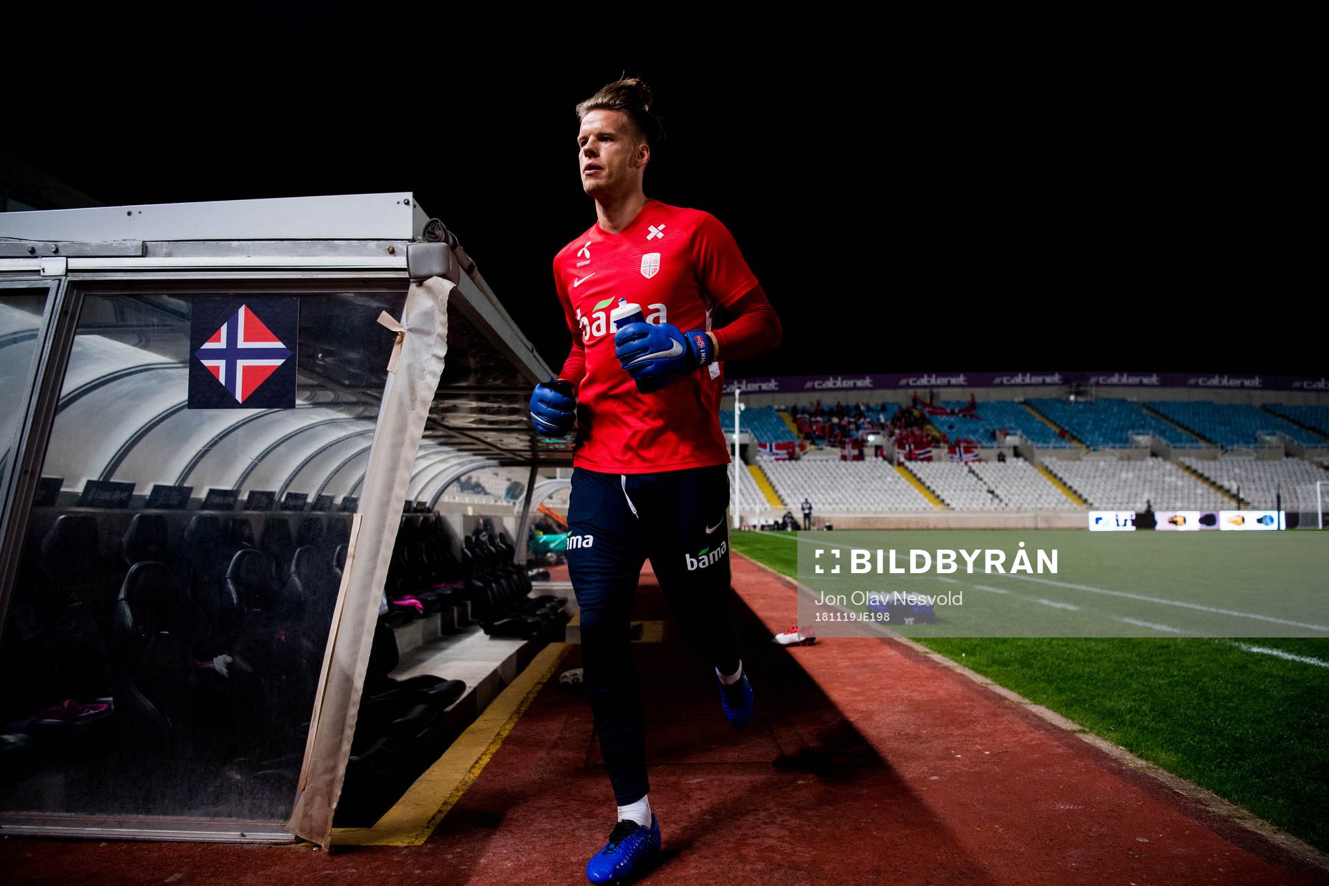 Goalkeeper Ørjan Håskjold Nyland of Norway