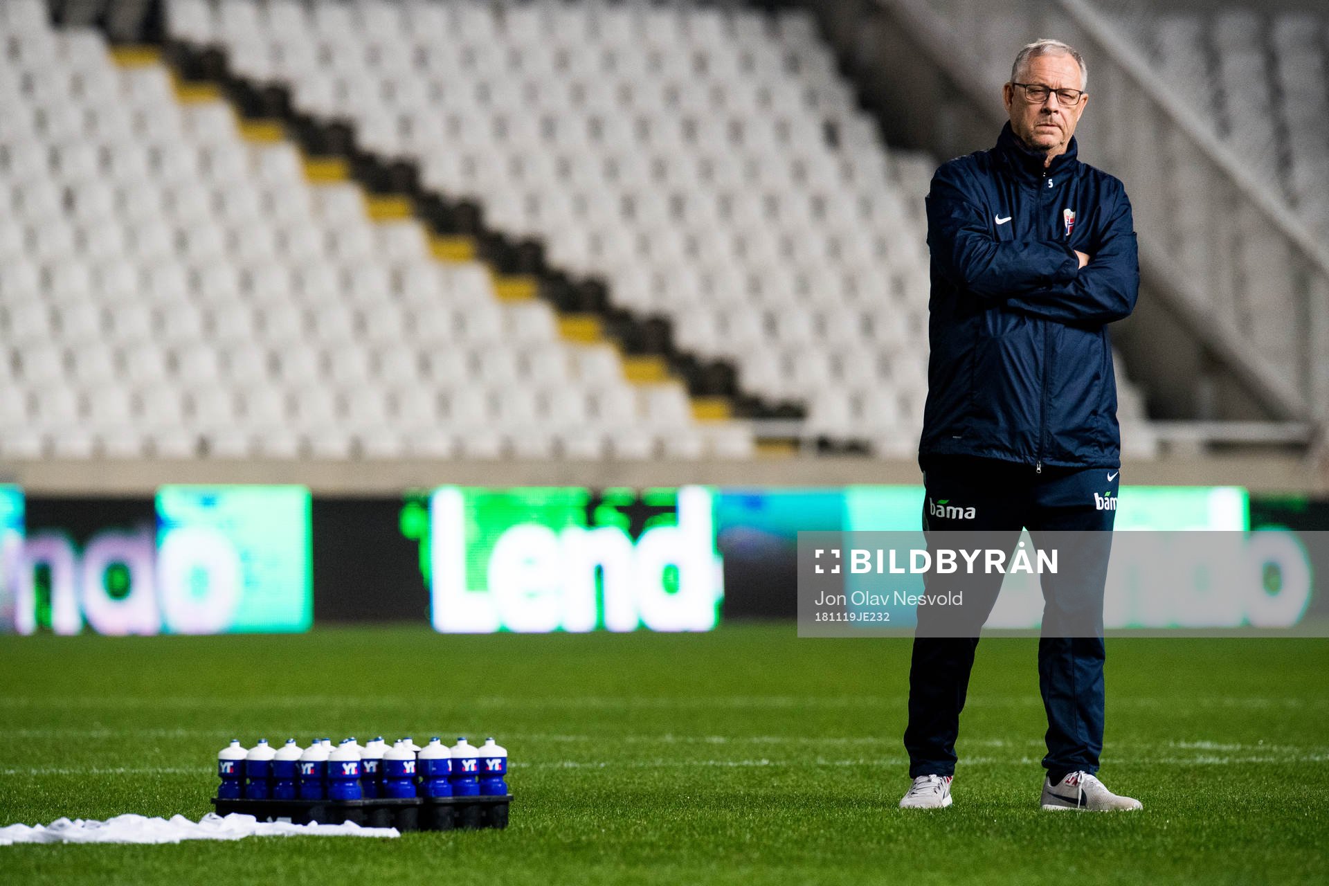 Lars Lagerbäck, head coach of Norway