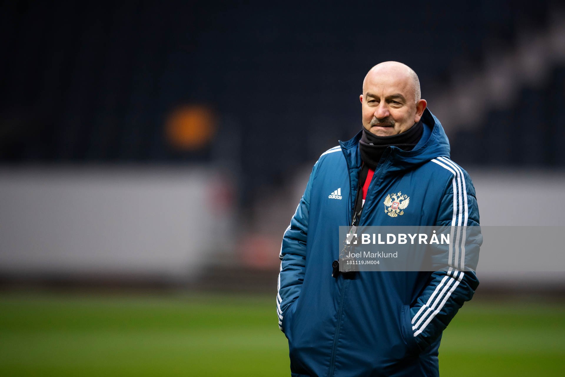 Head coach Stanislav Cherchesov of Russia