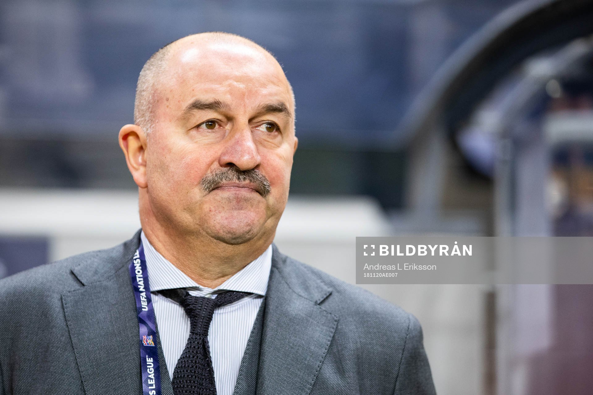 Head coach Stanislav Cherchesov of Russia