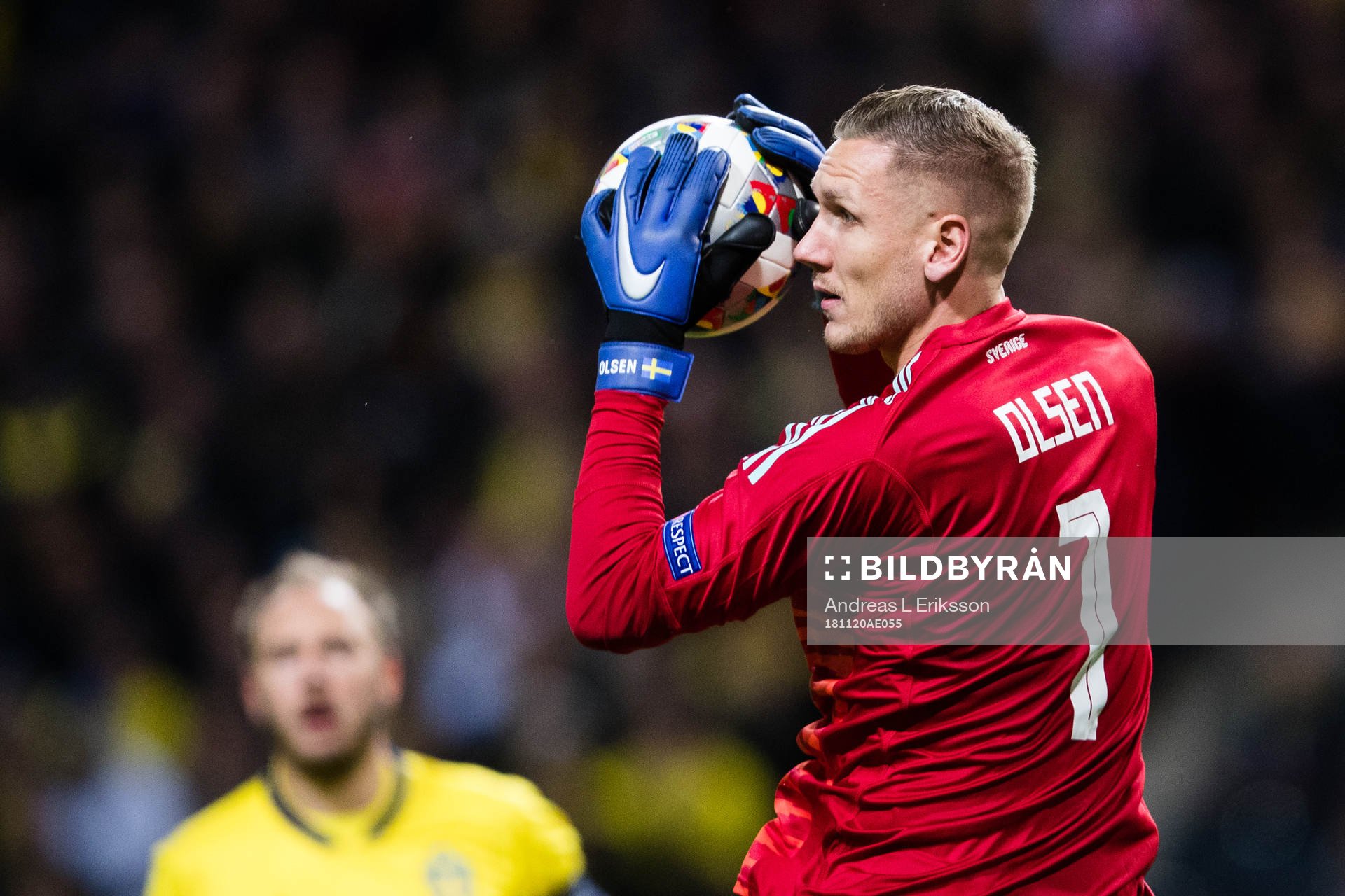 of Sweden goalkeeper Robin Olsen
