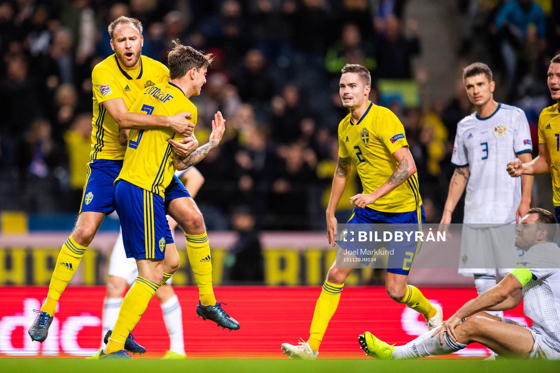 Andreas Granqvist, Victor Nilsson Lindelöf and Mikael