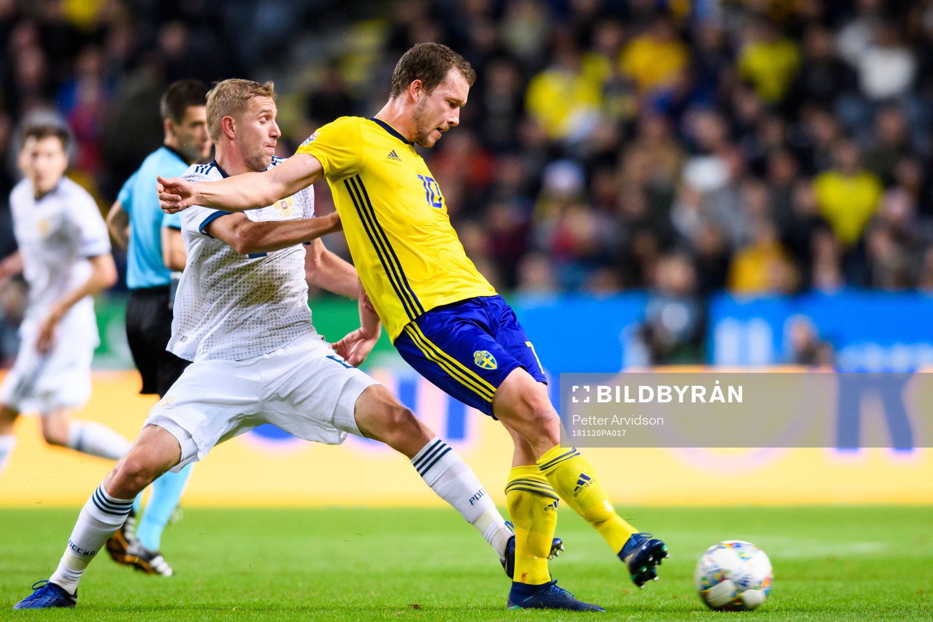 Jakob Johansson of Sweden and Iury Gazinsky of Russia