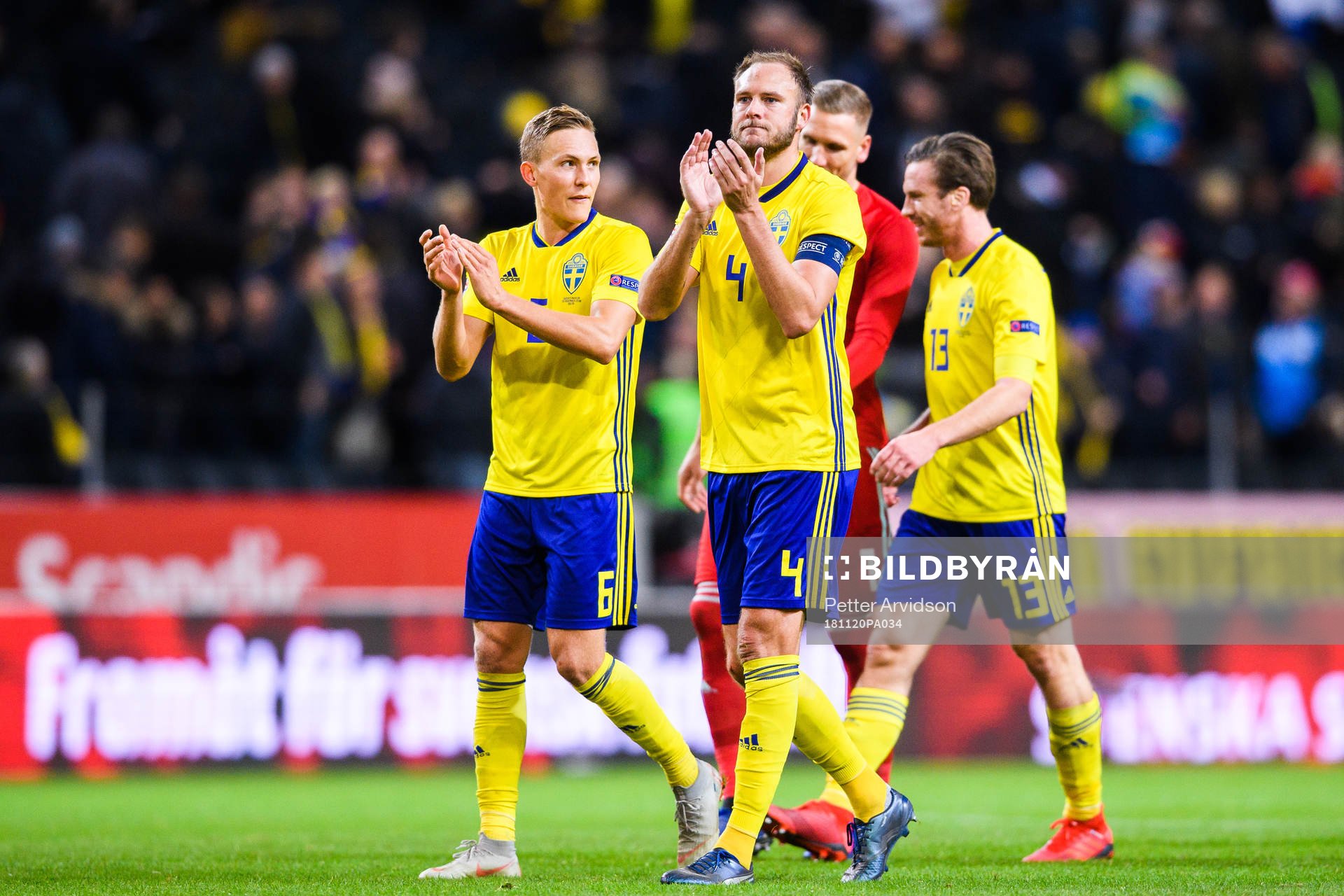 Ludwig Augustinsson, Gustav Svensson  and Andreas Granqvist
