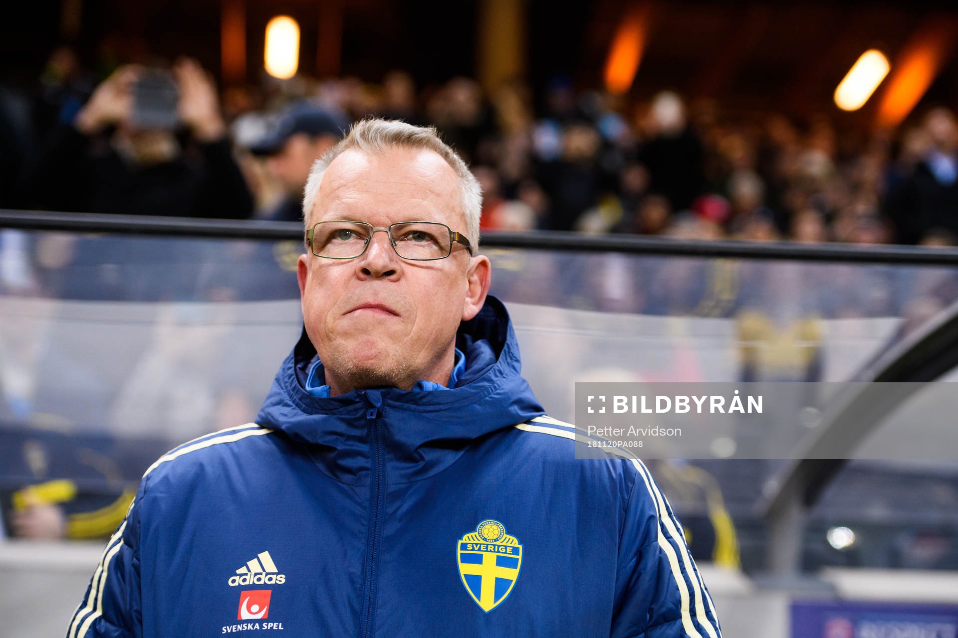 Head coach Janne Andersson of Sweden prior to the Nations