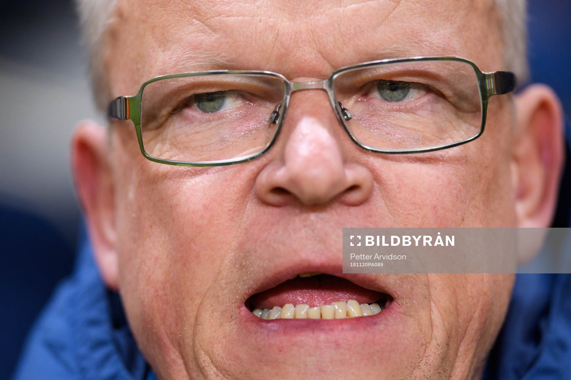 Head coach Janne Andersson of Sweden prior to the Nations