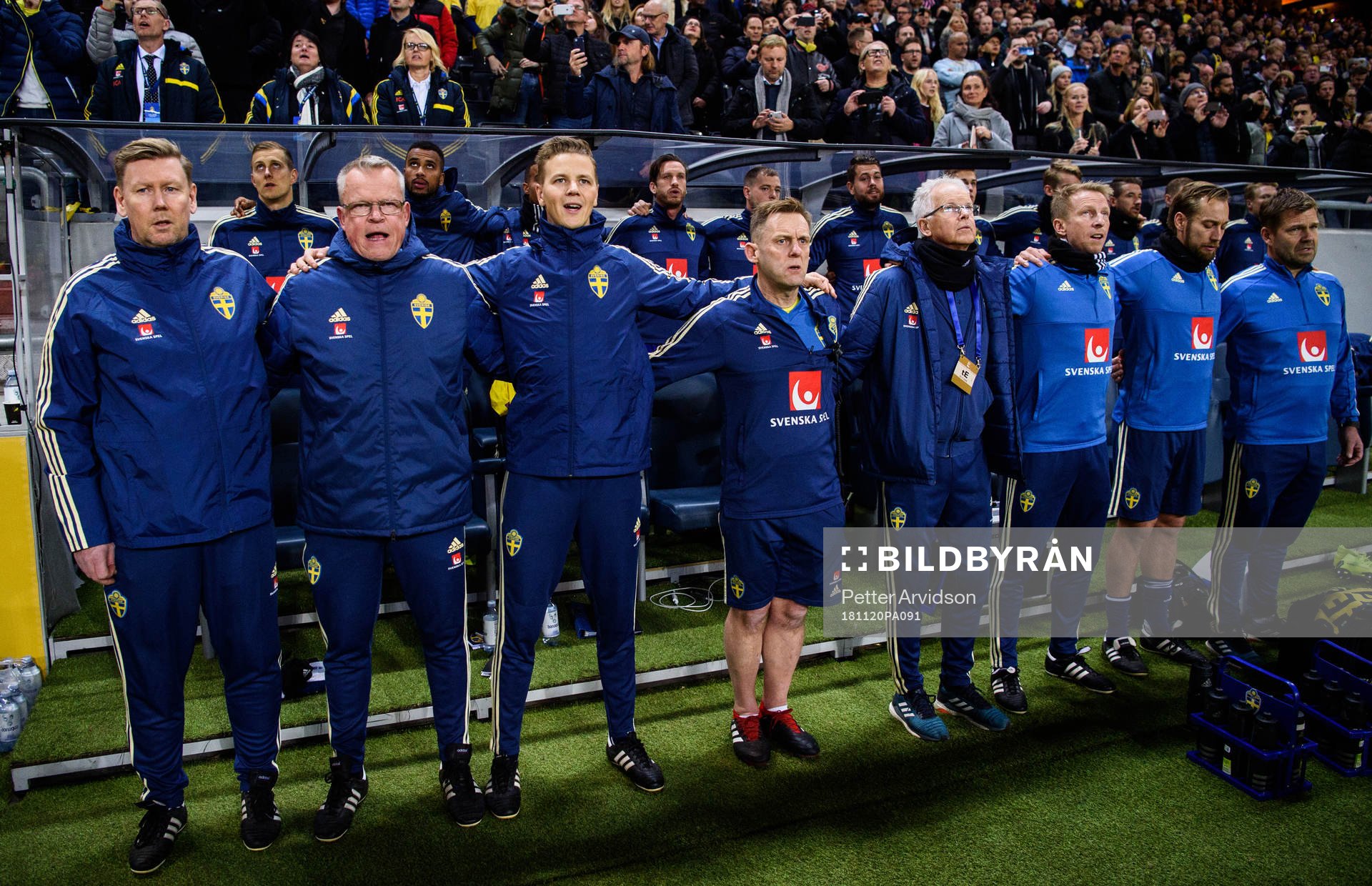 Assistant coach Peter Wettergren, head coach Janne