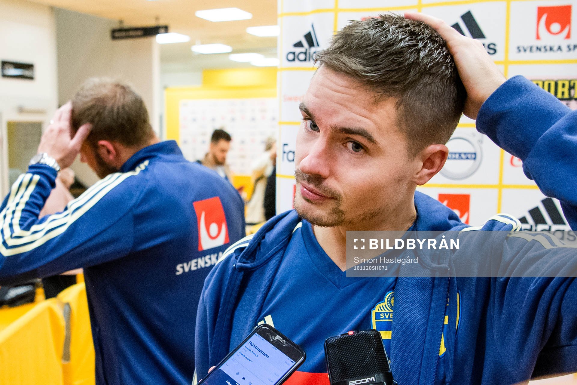 Andreas Granqvist and Mikael Lustig of Sweden
