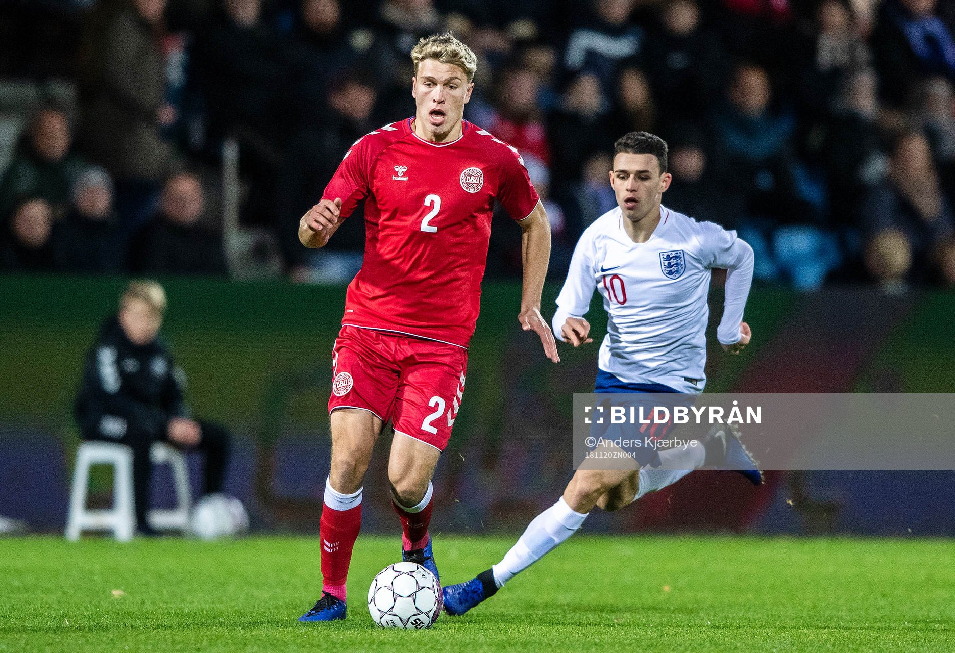  [DK=20181120: Rasmus Nissen Kristensen, Danmark og Phil Foden, England]