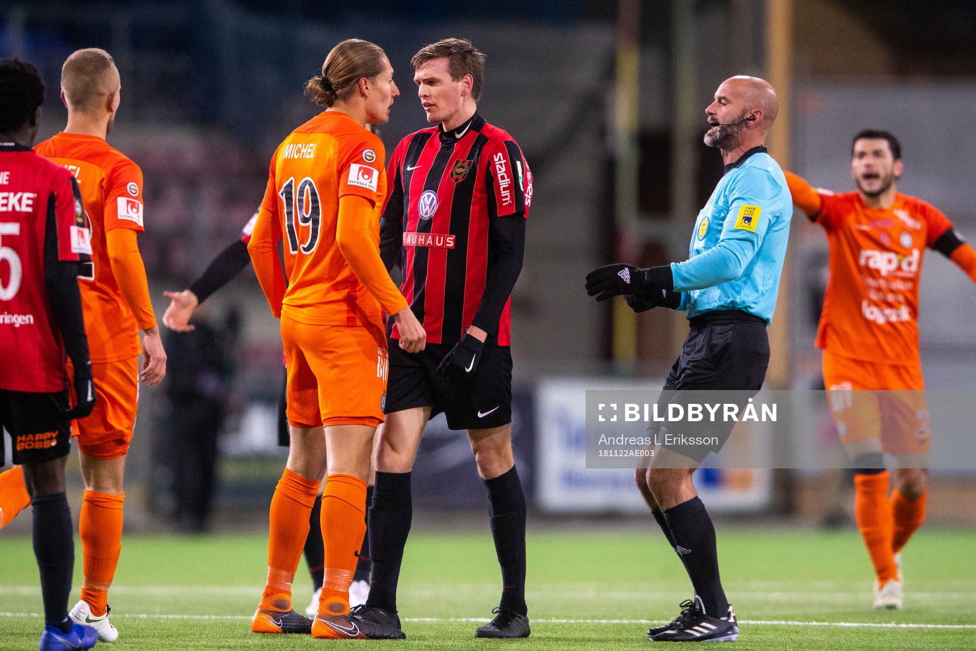 AFC Eskilstunas Felix Michel och Brommapojkarnas Kristján