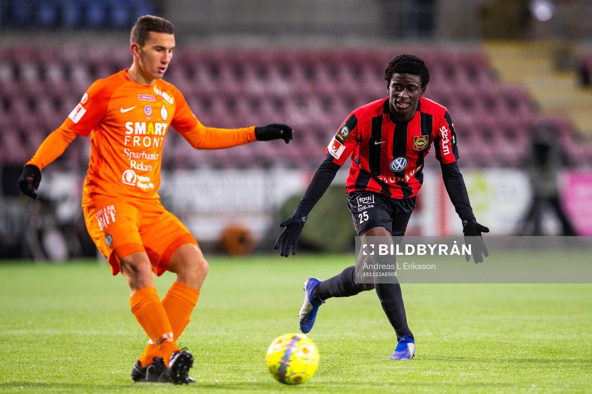 AFC Eskilstunas Alexander Michel och Brommapojkarnas Jack