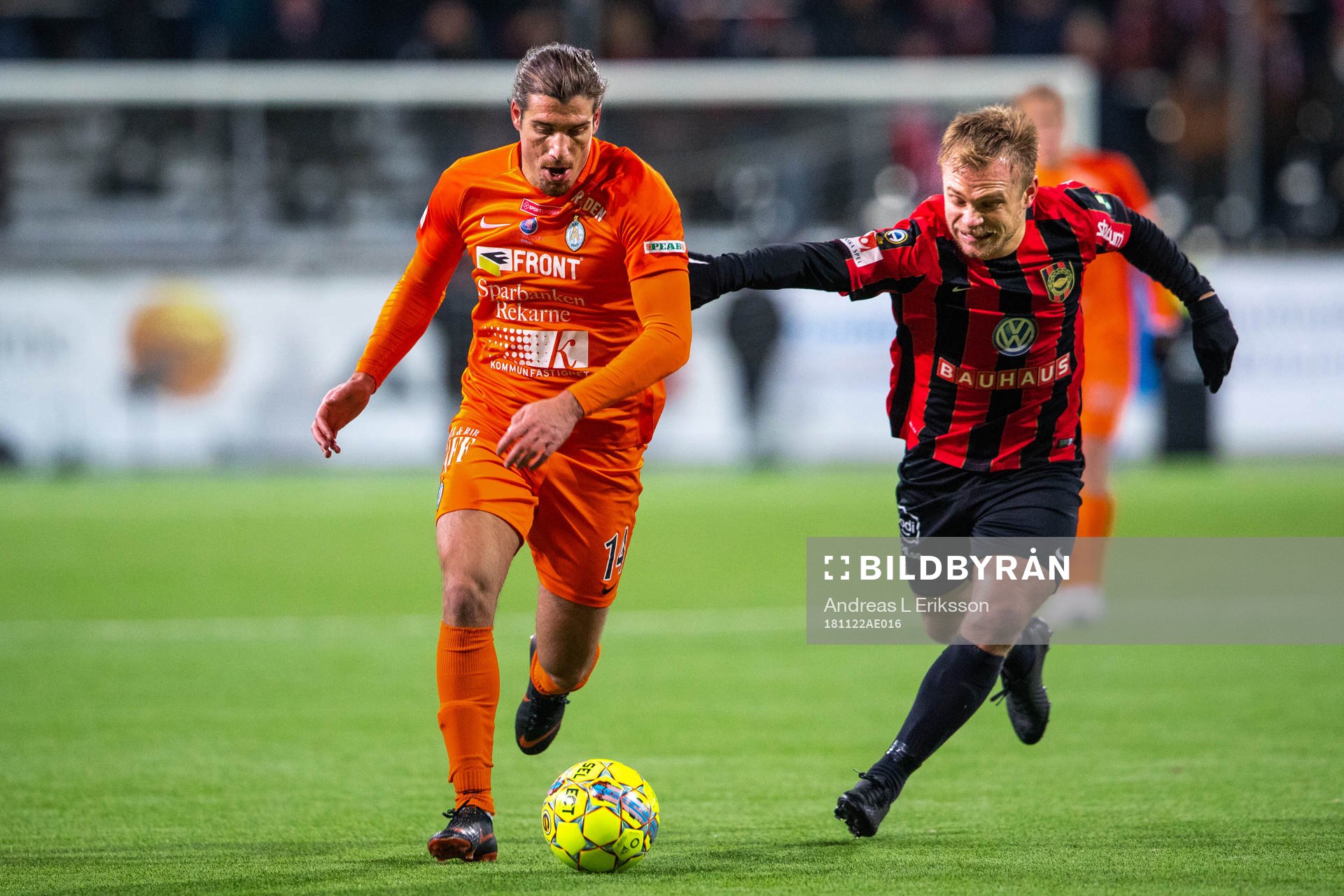 AFC Eskilstunas Christian Miljevic och Brommapojkarnas