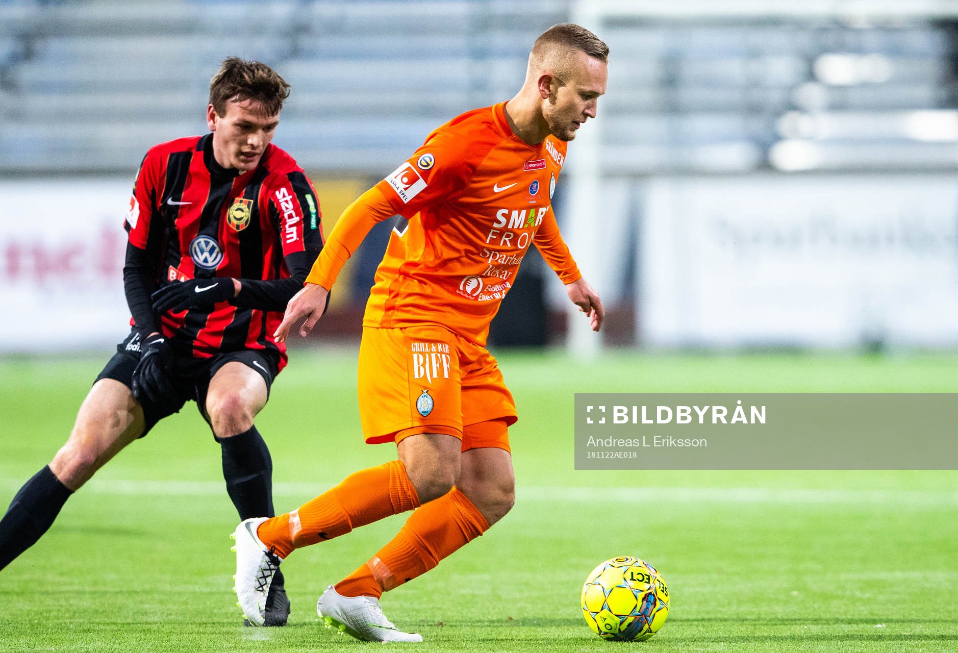 Brommapojkarnas Kristján Flóki Finnbogason och AFC