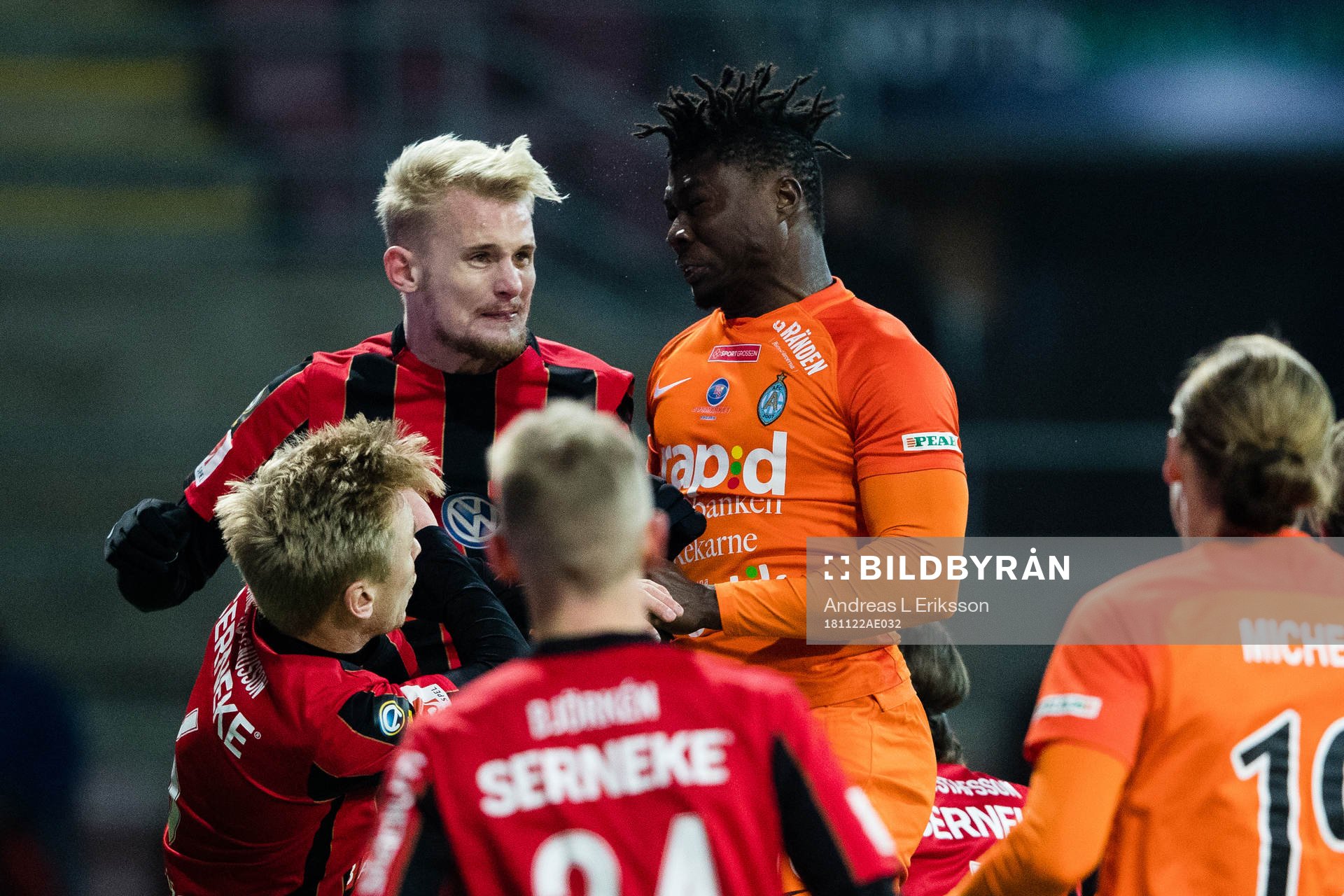 Brommapojkarnas Ludvig Öhman Silwerfeldt och AFC