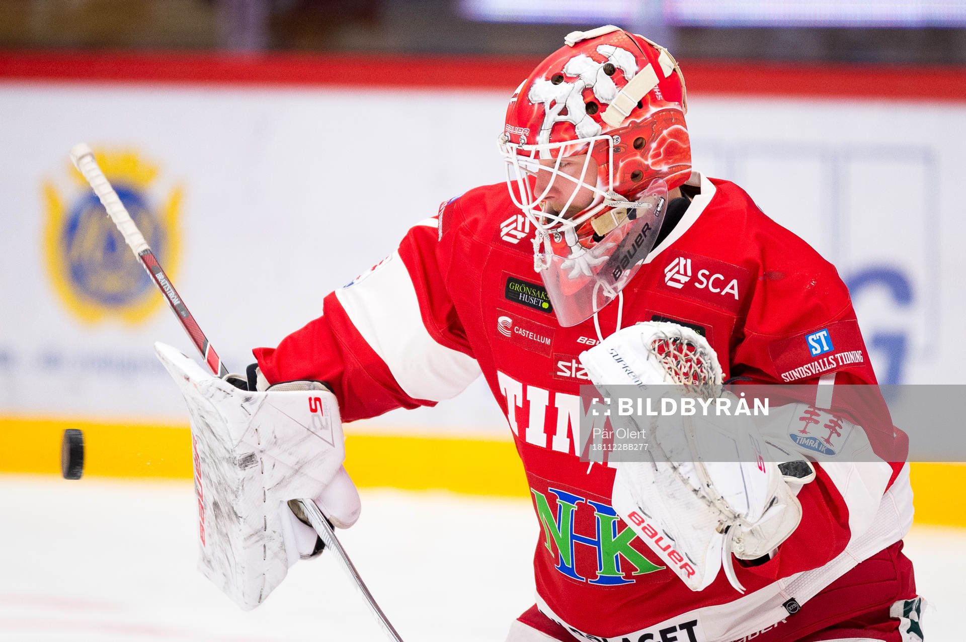 Timrås målvakt Victor Brattström