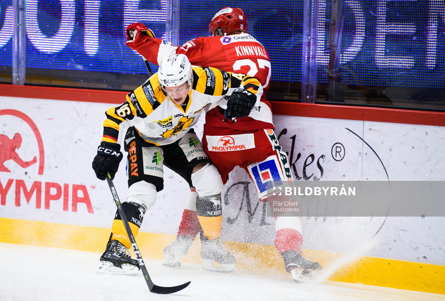 Skellefteås Mathis Olimb och Timrås Johannes Kinnvall