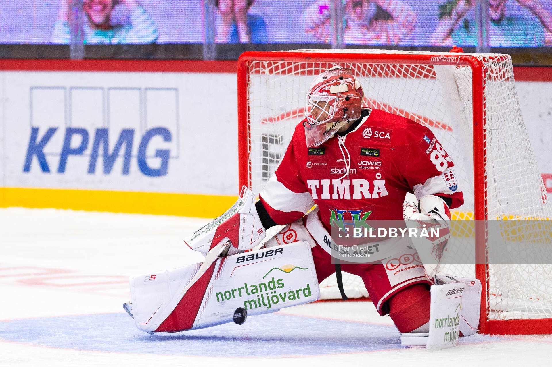 Timrås målvakt Niklas Svedberg