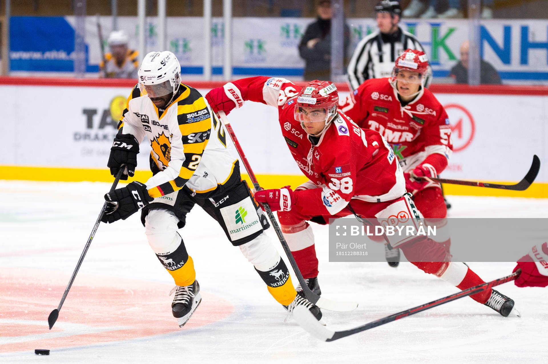 Skellefteås Edwin Hedberg och Timrås Jacob Olofsson