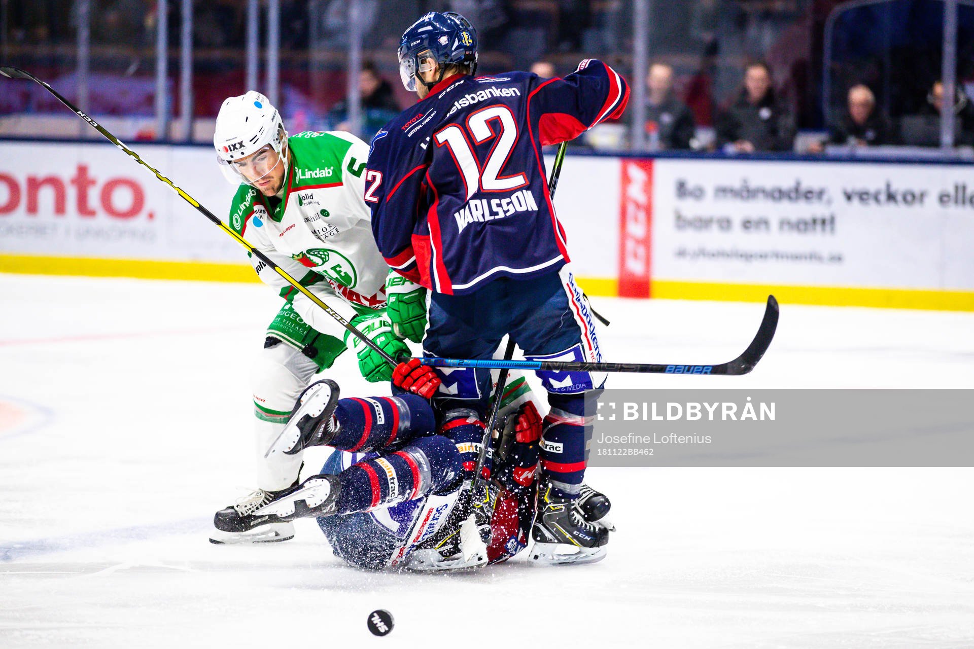 Linköpings Adam Ginning och Sebastian Karlsson