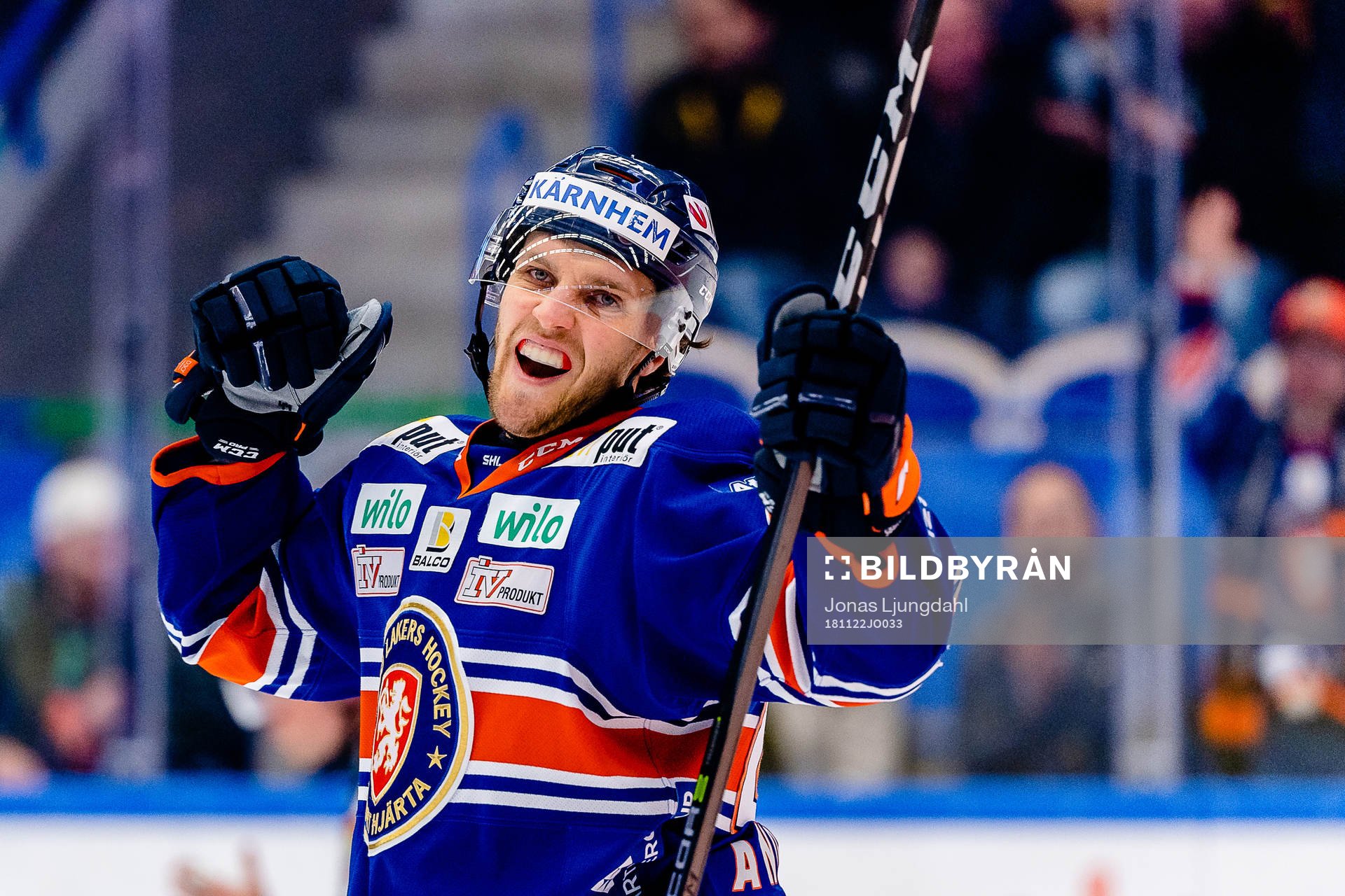 Växjös Peter Andersson jublar