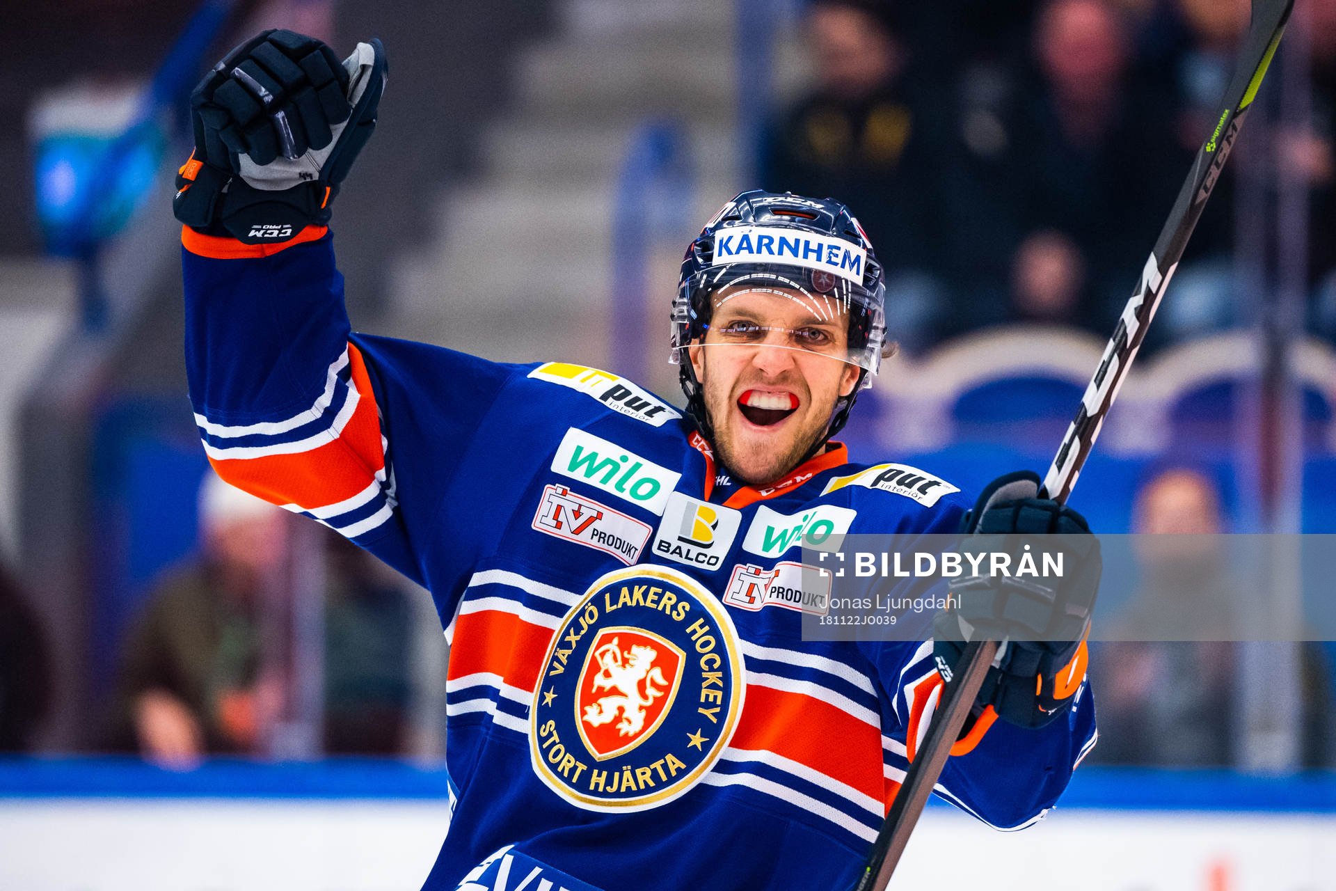 Växjös Peter Andersson jublar