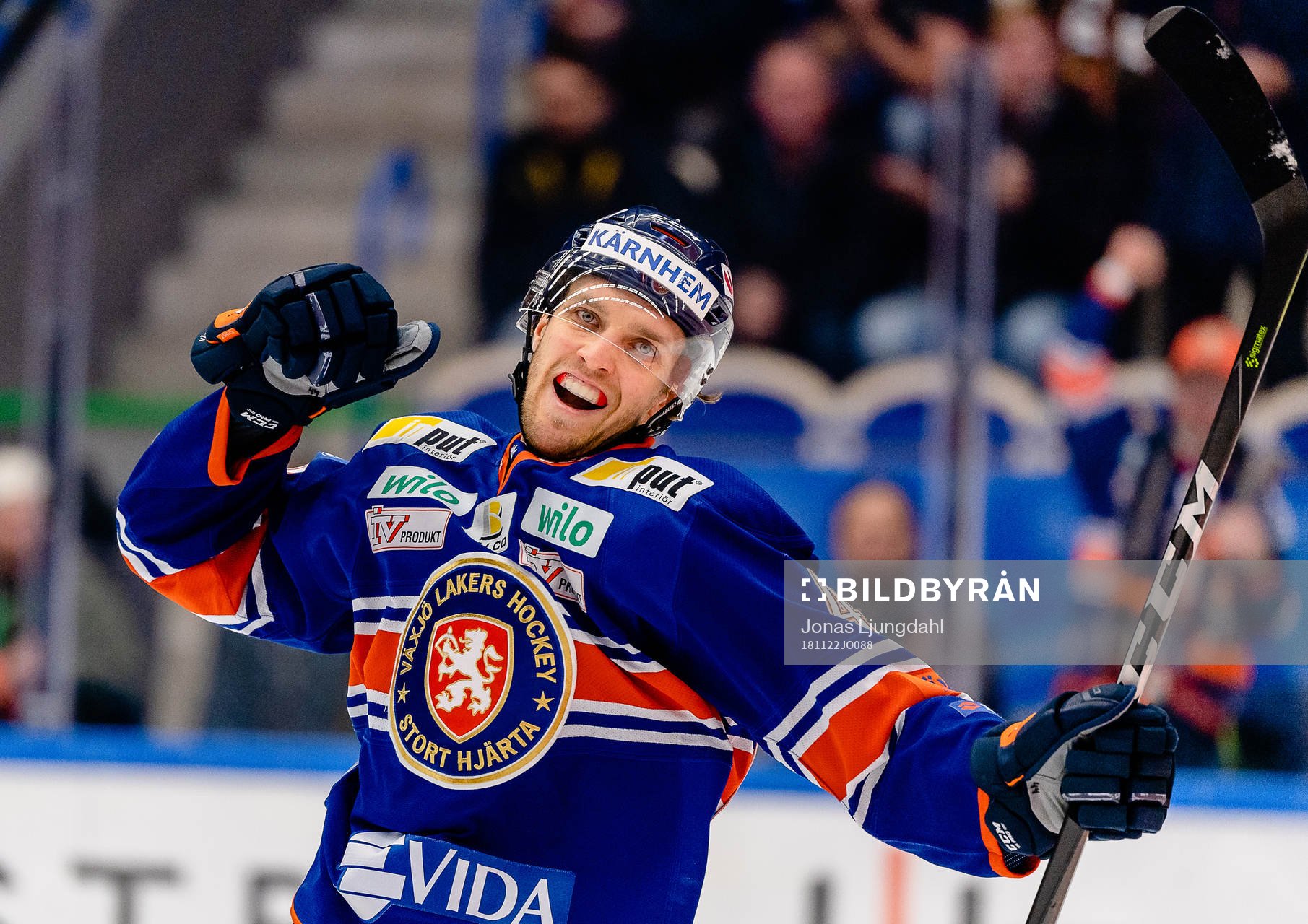 Växjös Peter Andersson jublar