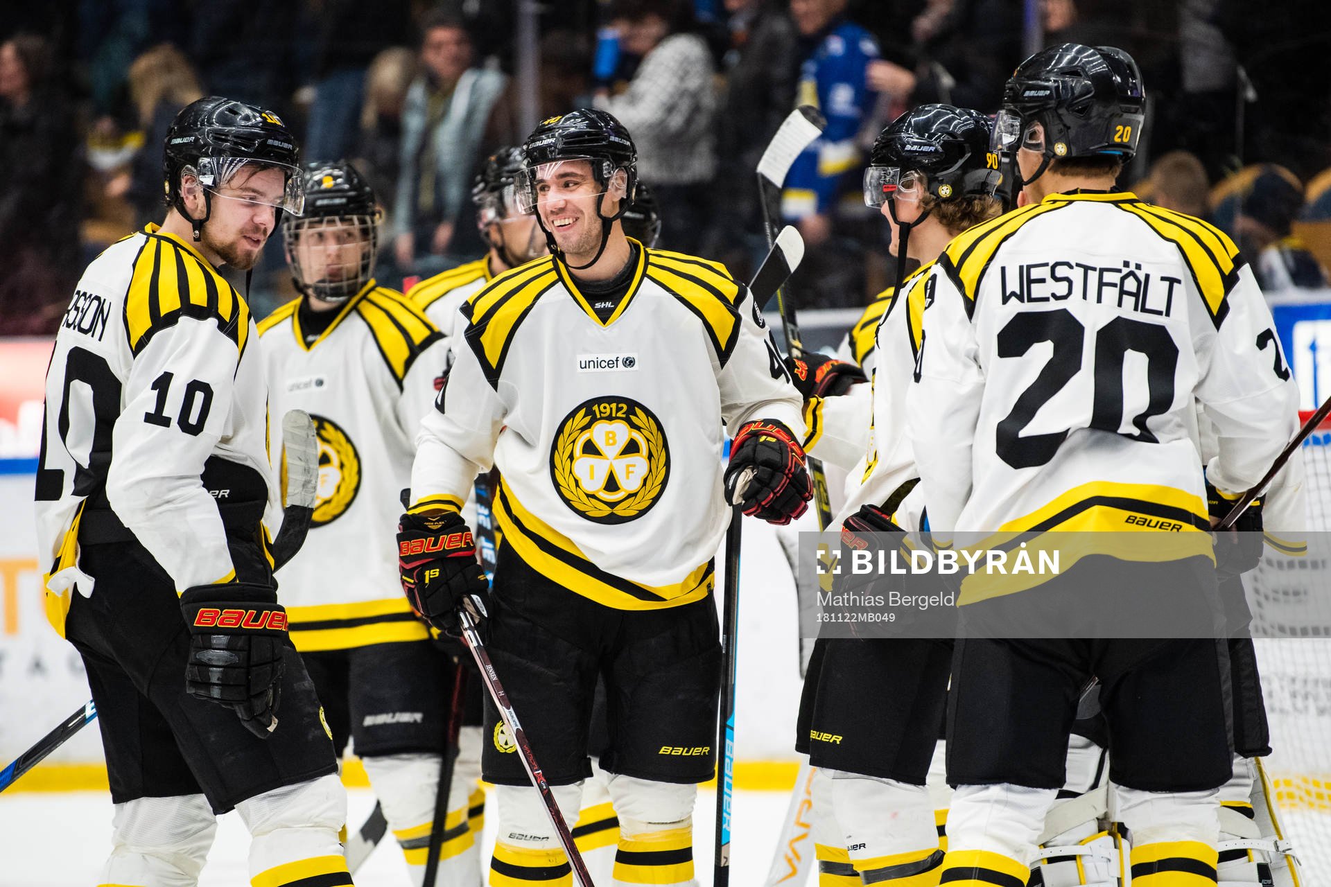 Brynäs Marcus Ersson, Jesper Jensen och Marcus Westfält