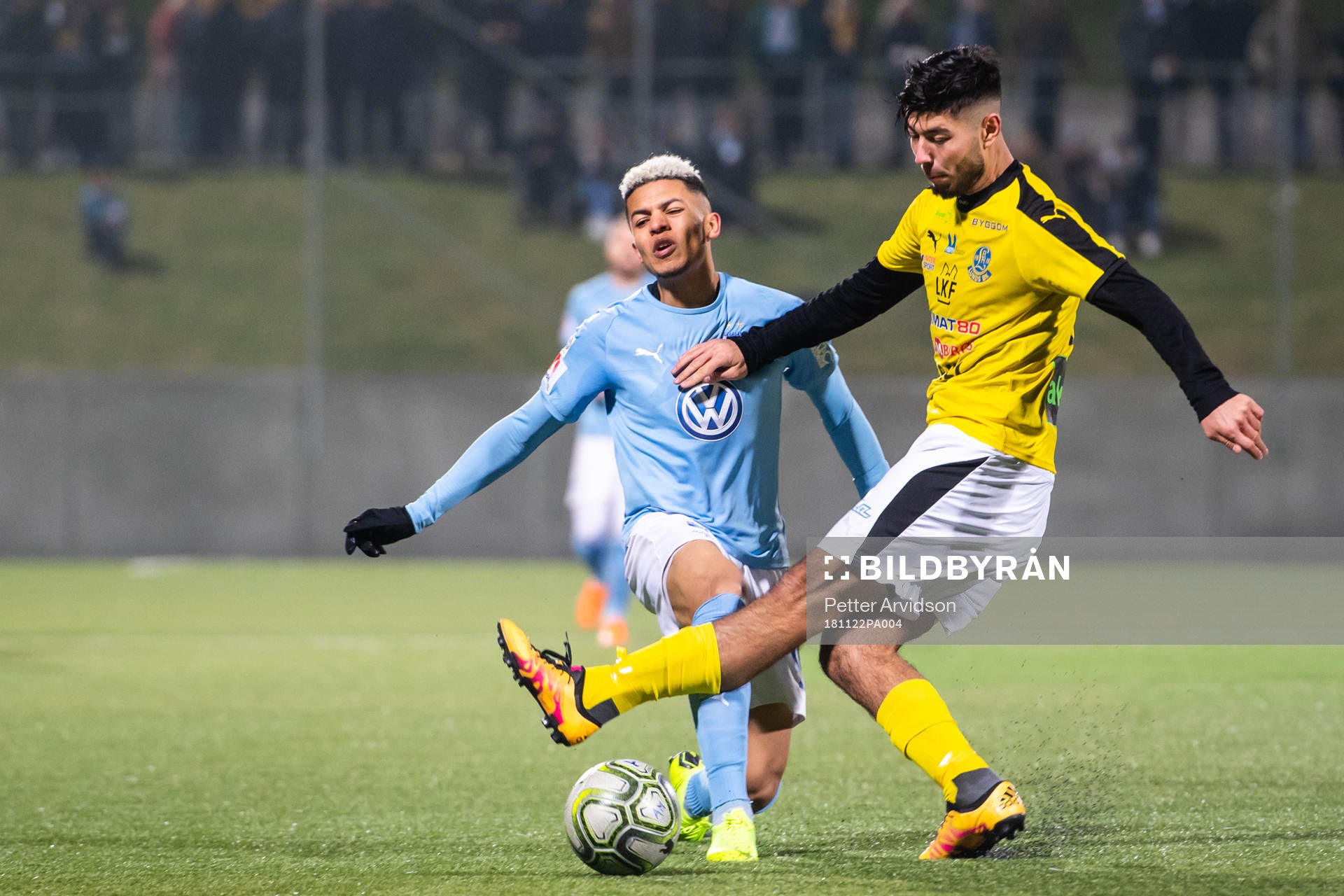 Malmö FFs Romain Gall och Lunds Geronimo Balint
