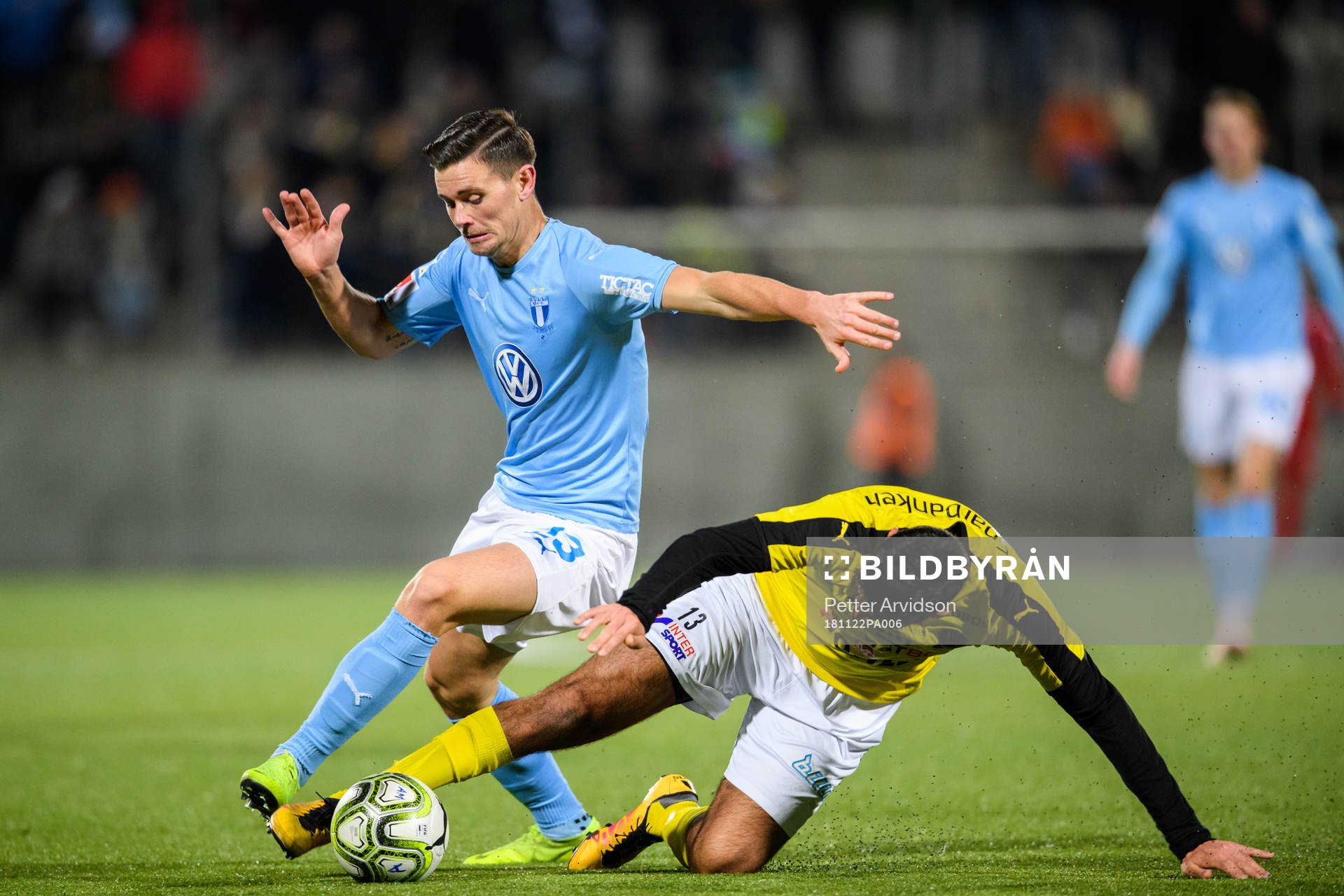 Malmö FFs Marcus Antonsson och Lunds Geronimo Balint