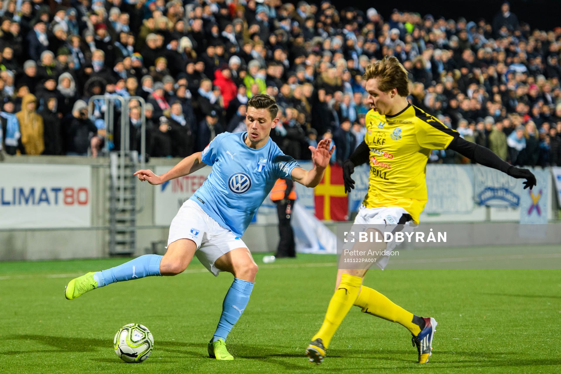 Malmö FFs Marcus Antonsson och Lunds Gustav