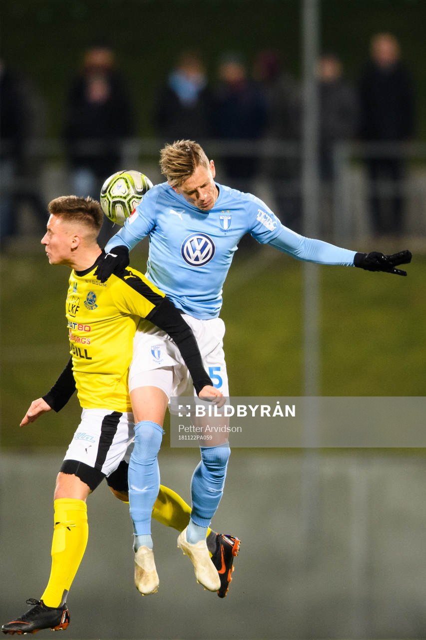 Malmö FFs Sören Rieks och Lunds Jesper Möller
