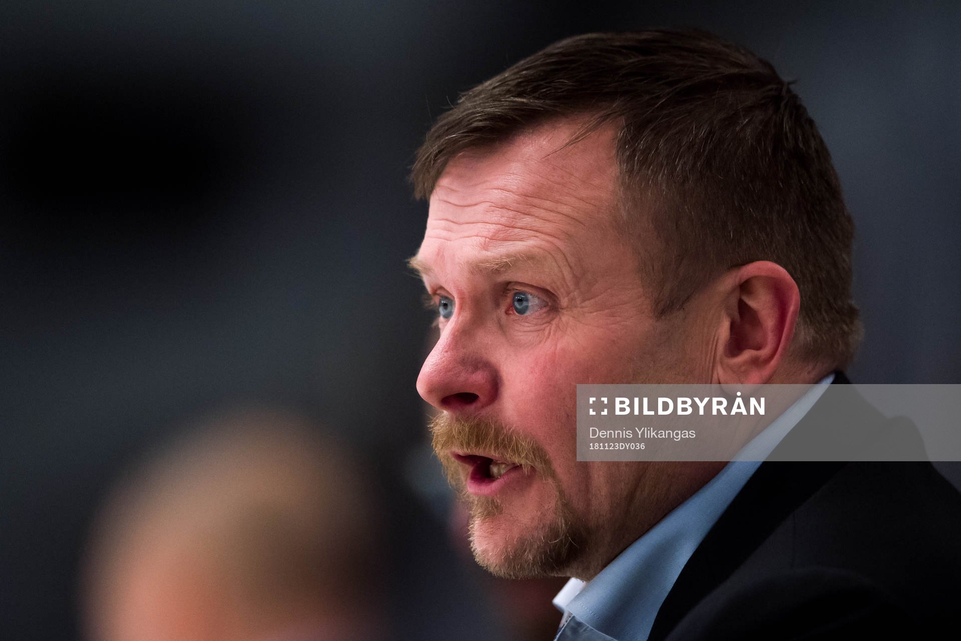 Björklövens tränare Joakim Fagervall