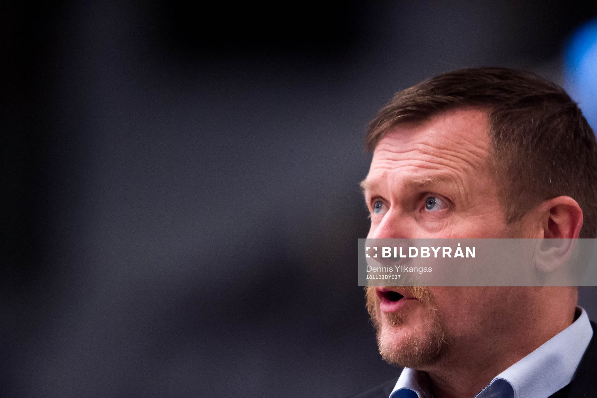 Björklövens tränare Joakim Fagervall