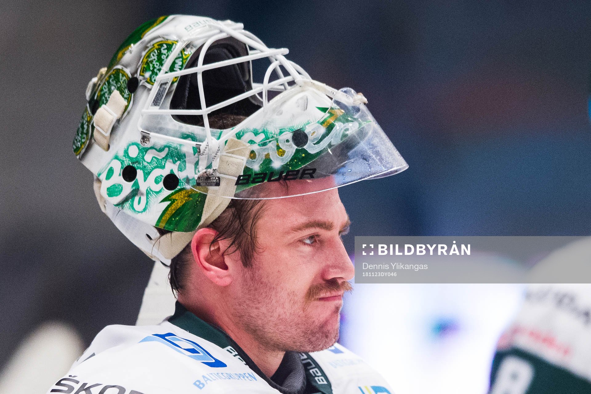 Björklövens målvakt Mattias Pettersson deppar