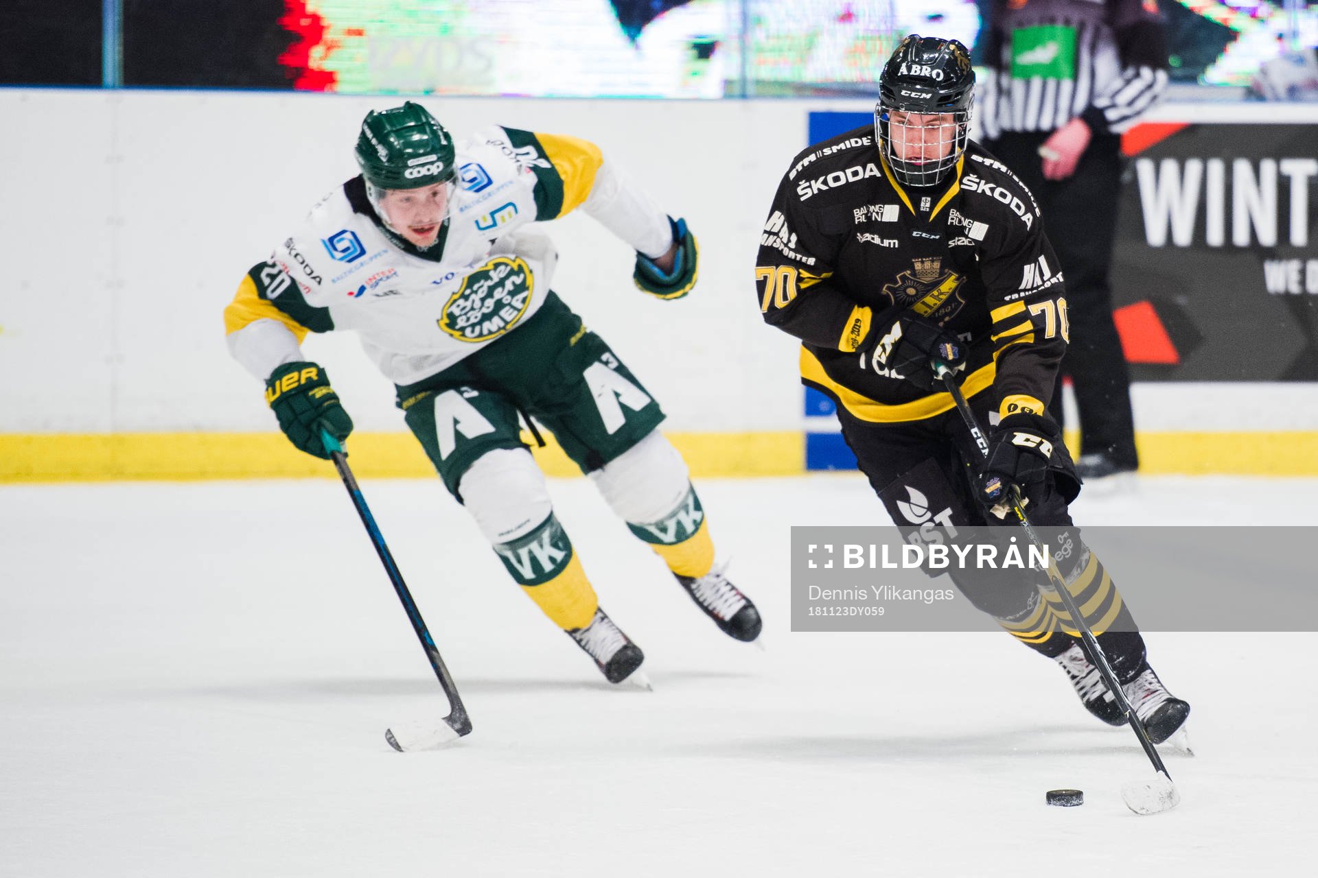 s Philip Broberg och Björklövens Mattias Granlund