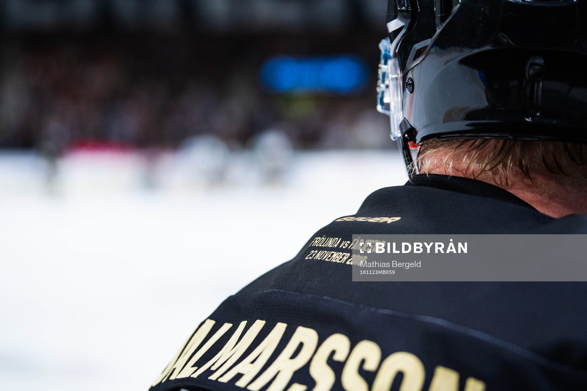 Ryggen på Frölundas Simon Hjalmarsson