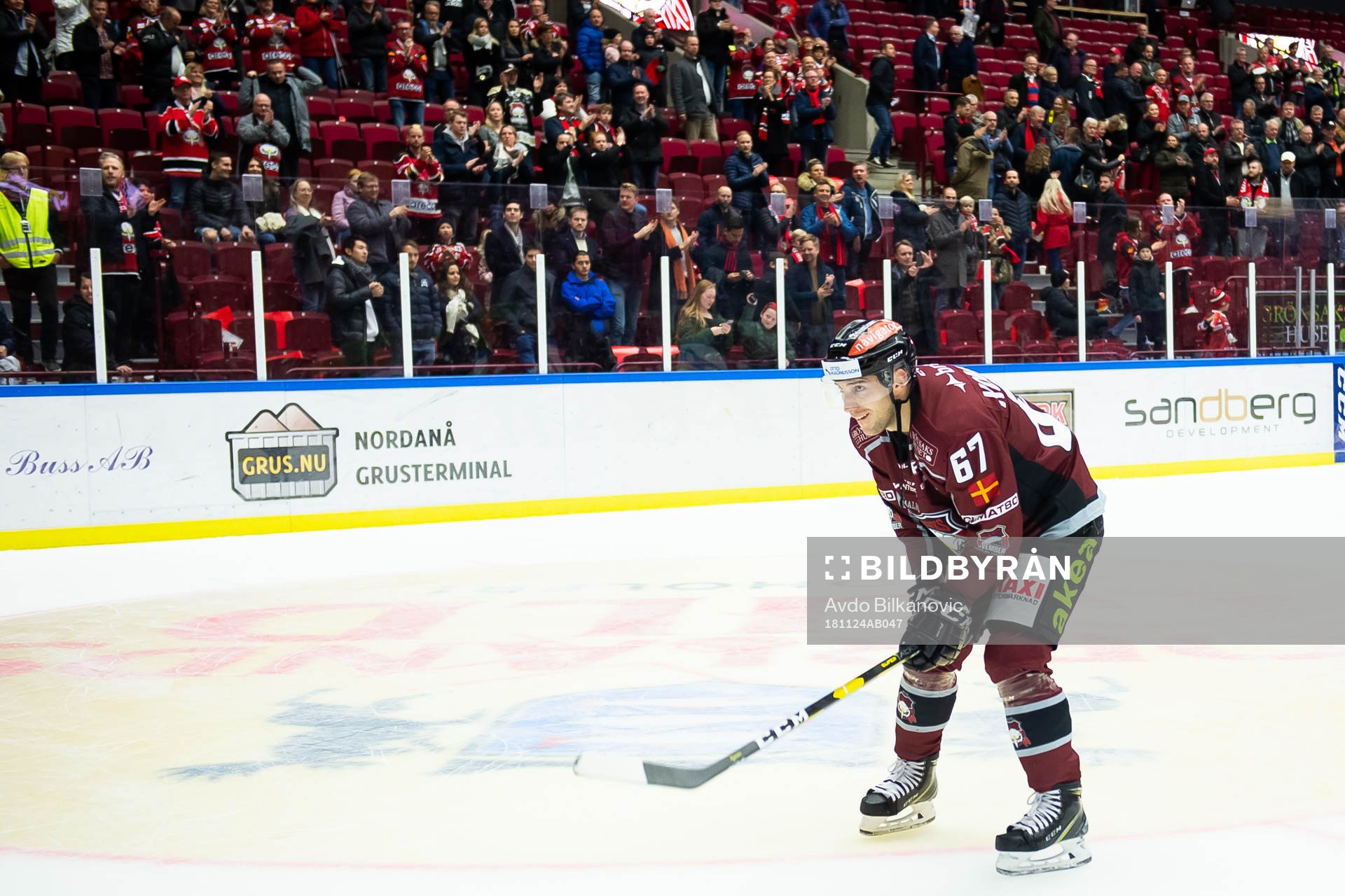 Malmö Redhawks Konstantin Komarek jublar