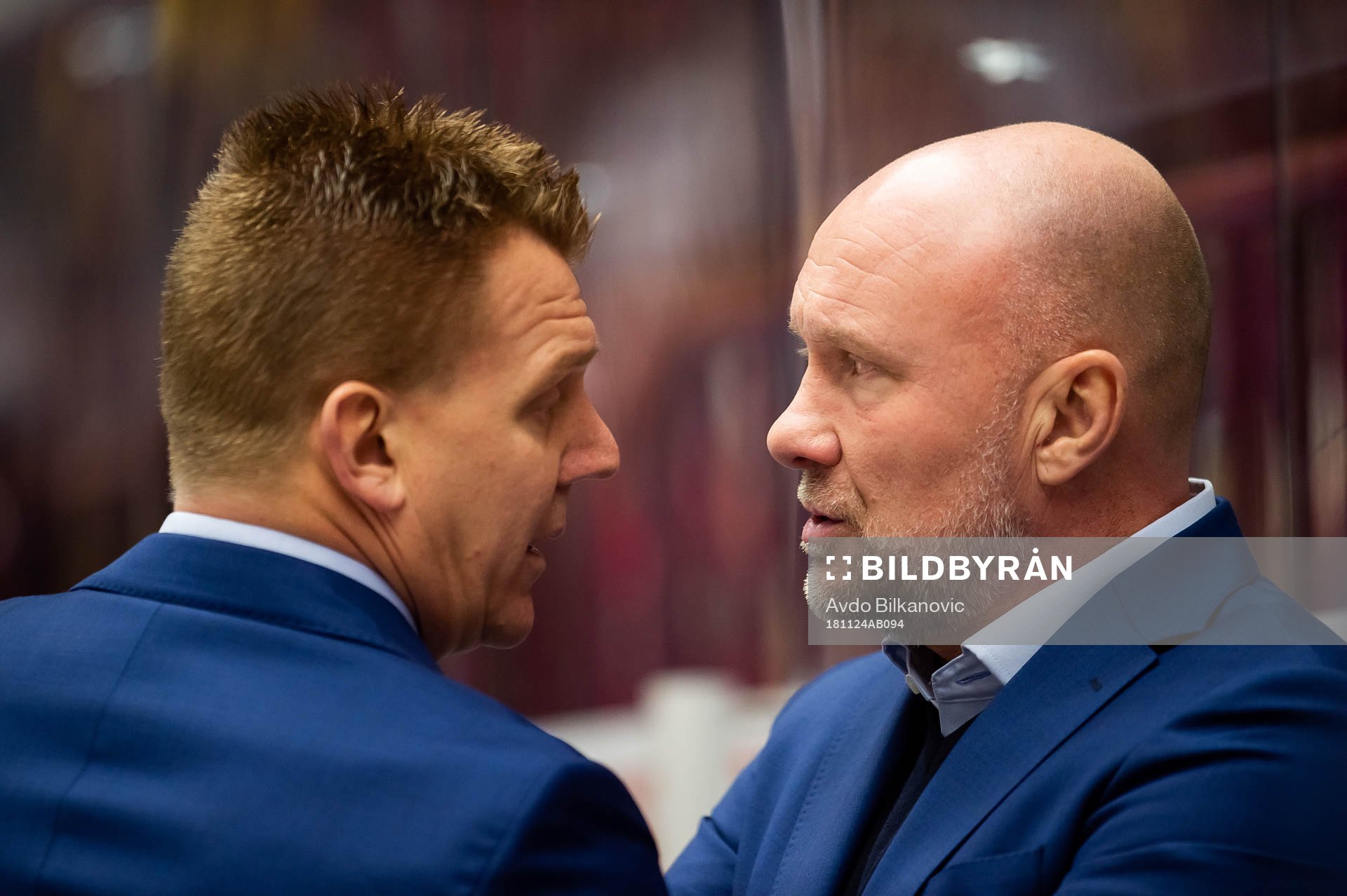 Malmö Redhawks tränare Peter Andersson och assisterande
