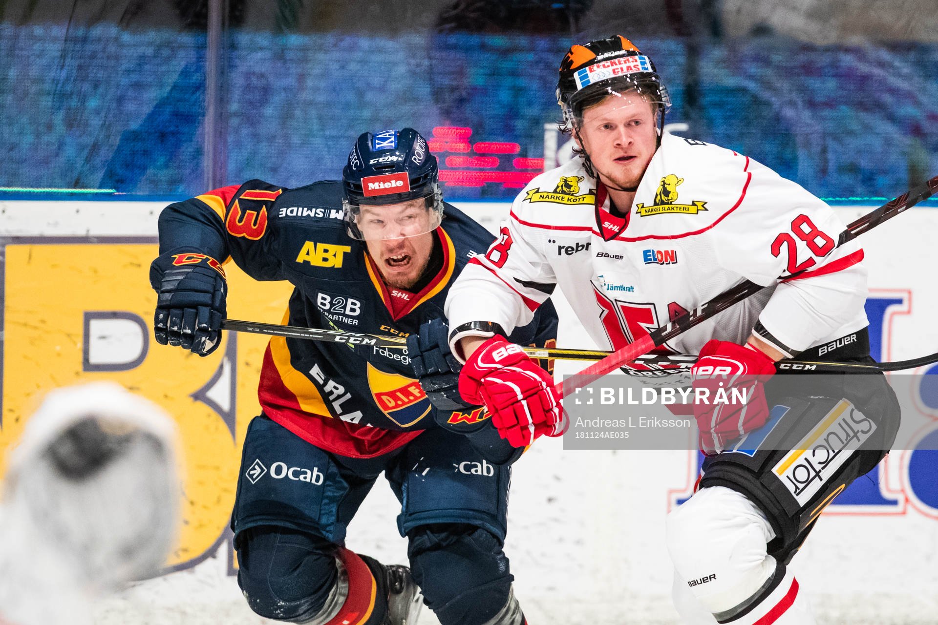 Djurgårdens Petteri Wirtanen och Örebros Linus Arnesson