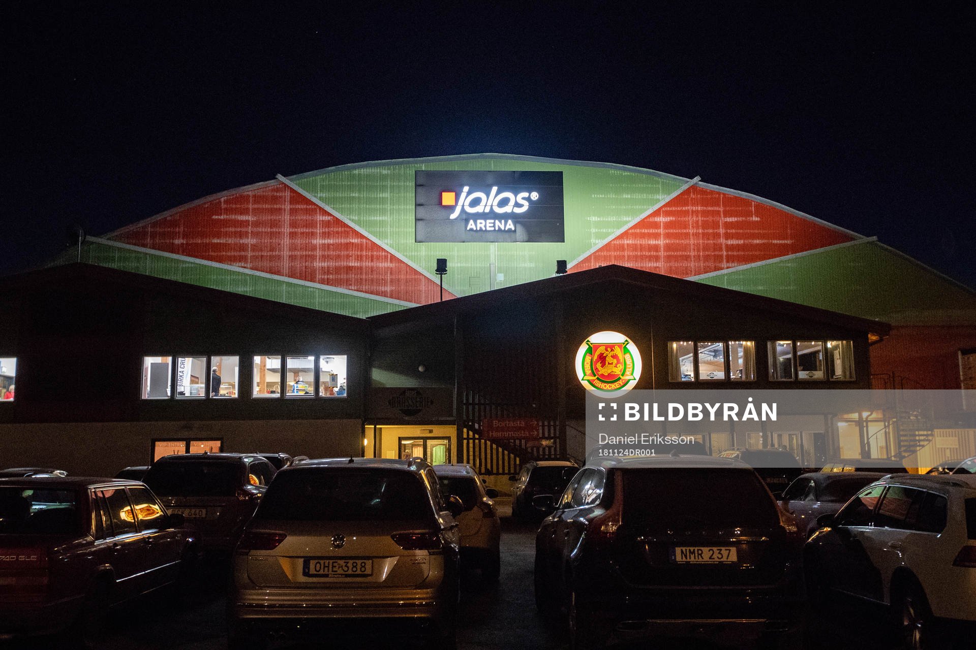 Jalas Arena innan ishockeymatchen i SHL mellan Mora och